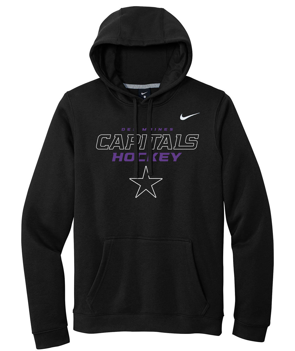 Capitals Customizable Nike Fleece Hoodie