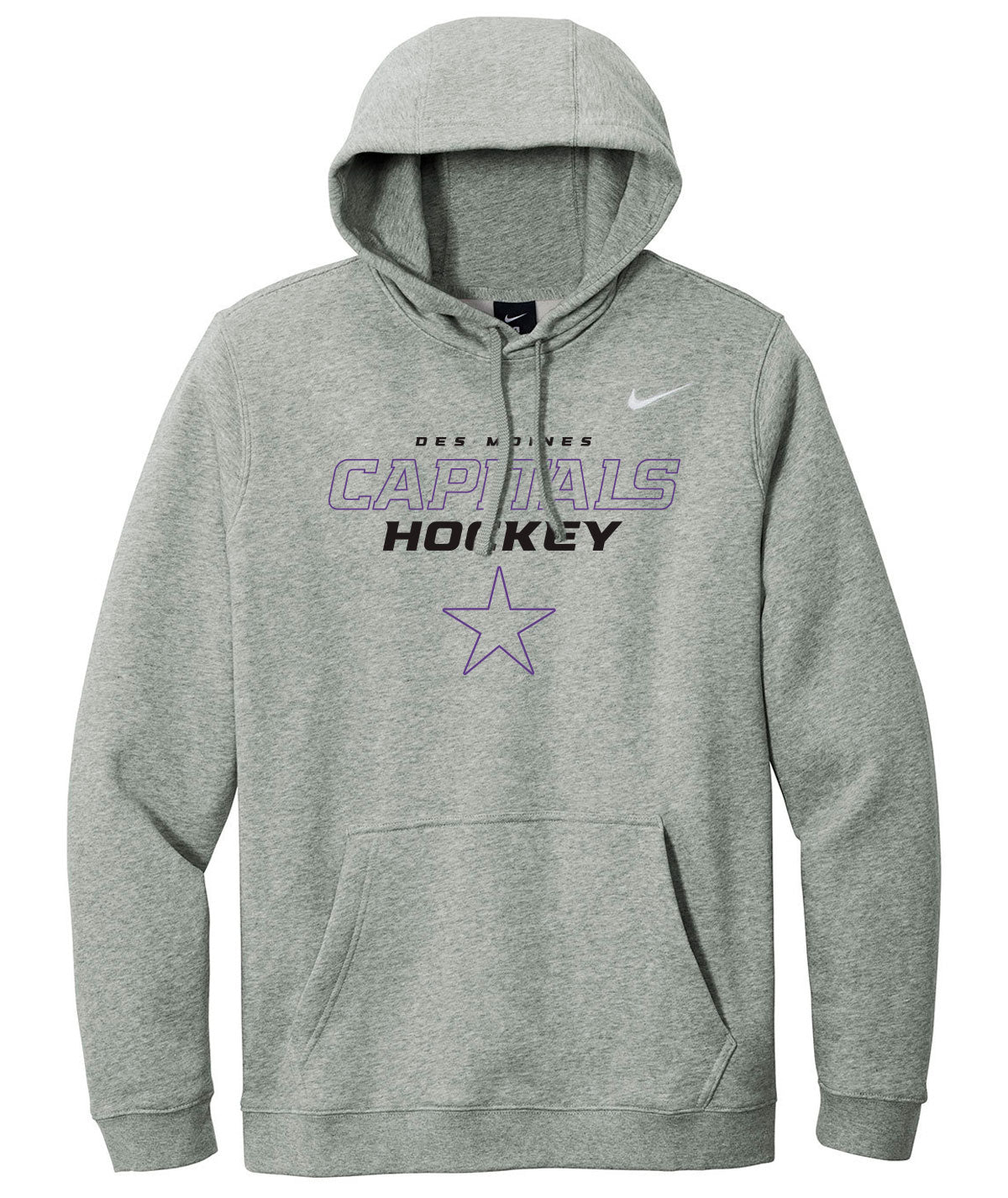 Capitals Customizable Nike Fleece Hoodie