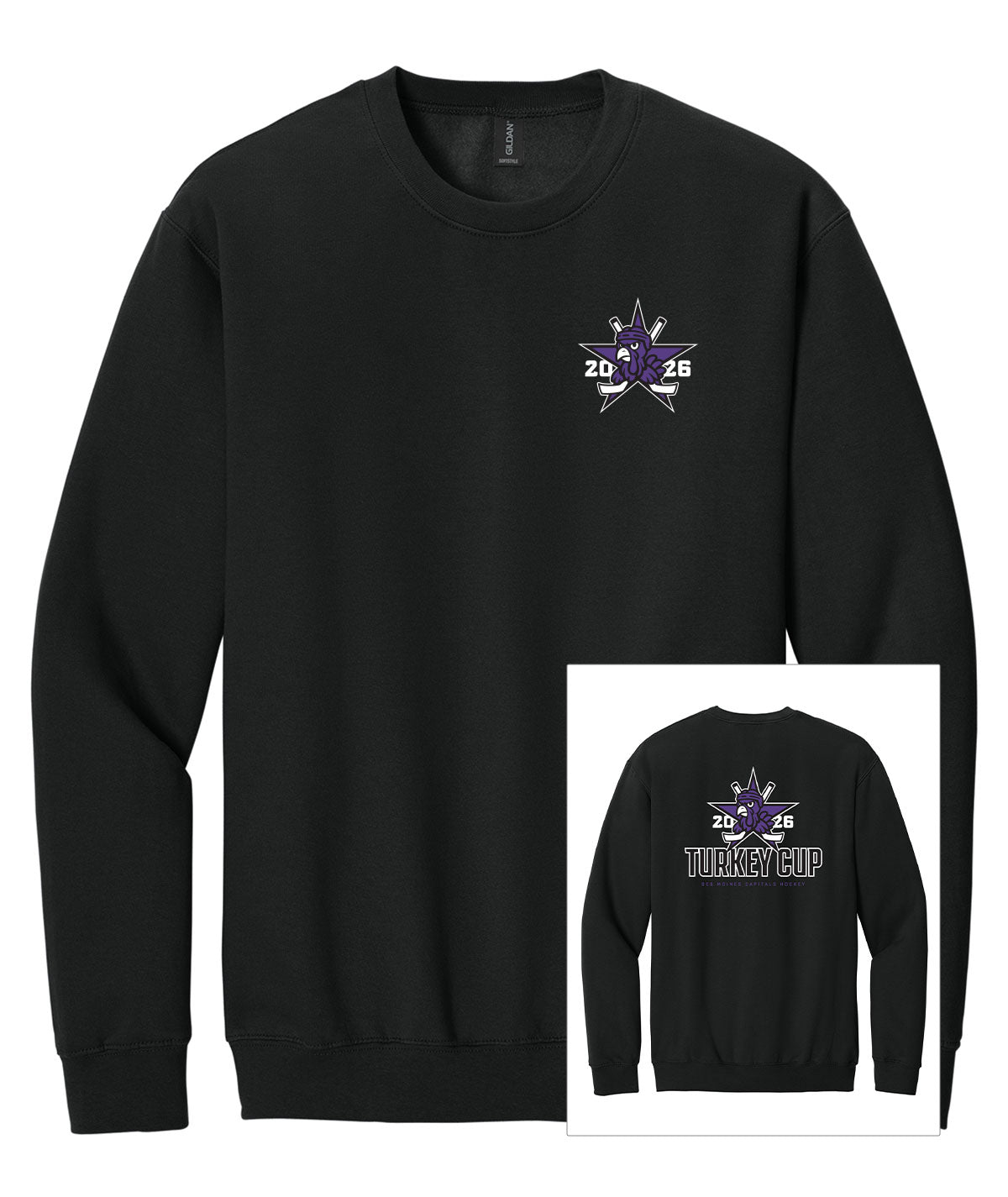 Des Moines Capitals - 2026 Turkey Cup Crewneck Sweatshirt