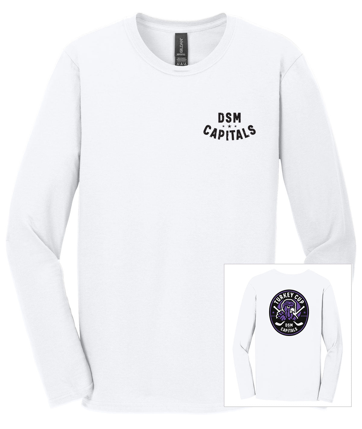 Des Moines Capitals - 2025 Turkey Cup Softstyle Long Sleeve Tee