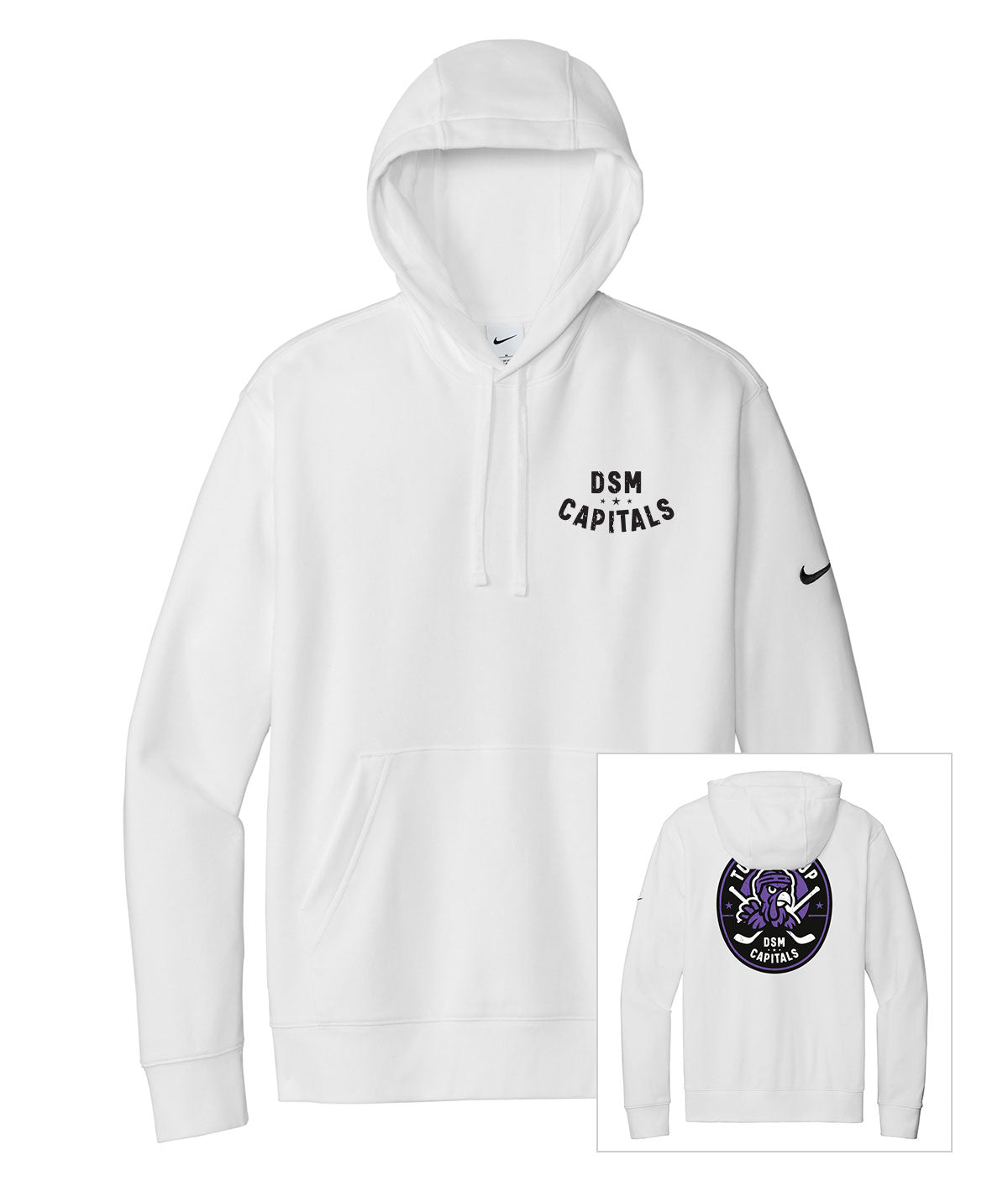 Des Moines Capitals - 2025 Turkey Cup Nike Fleece Hoodie