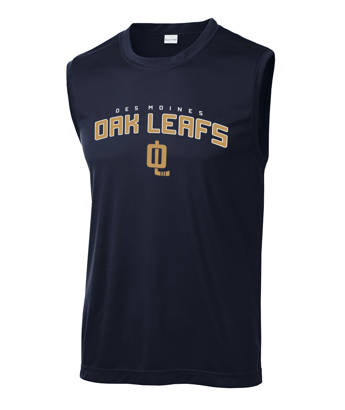 Des Moines Oak Leafs Sleeveless Performance Tee