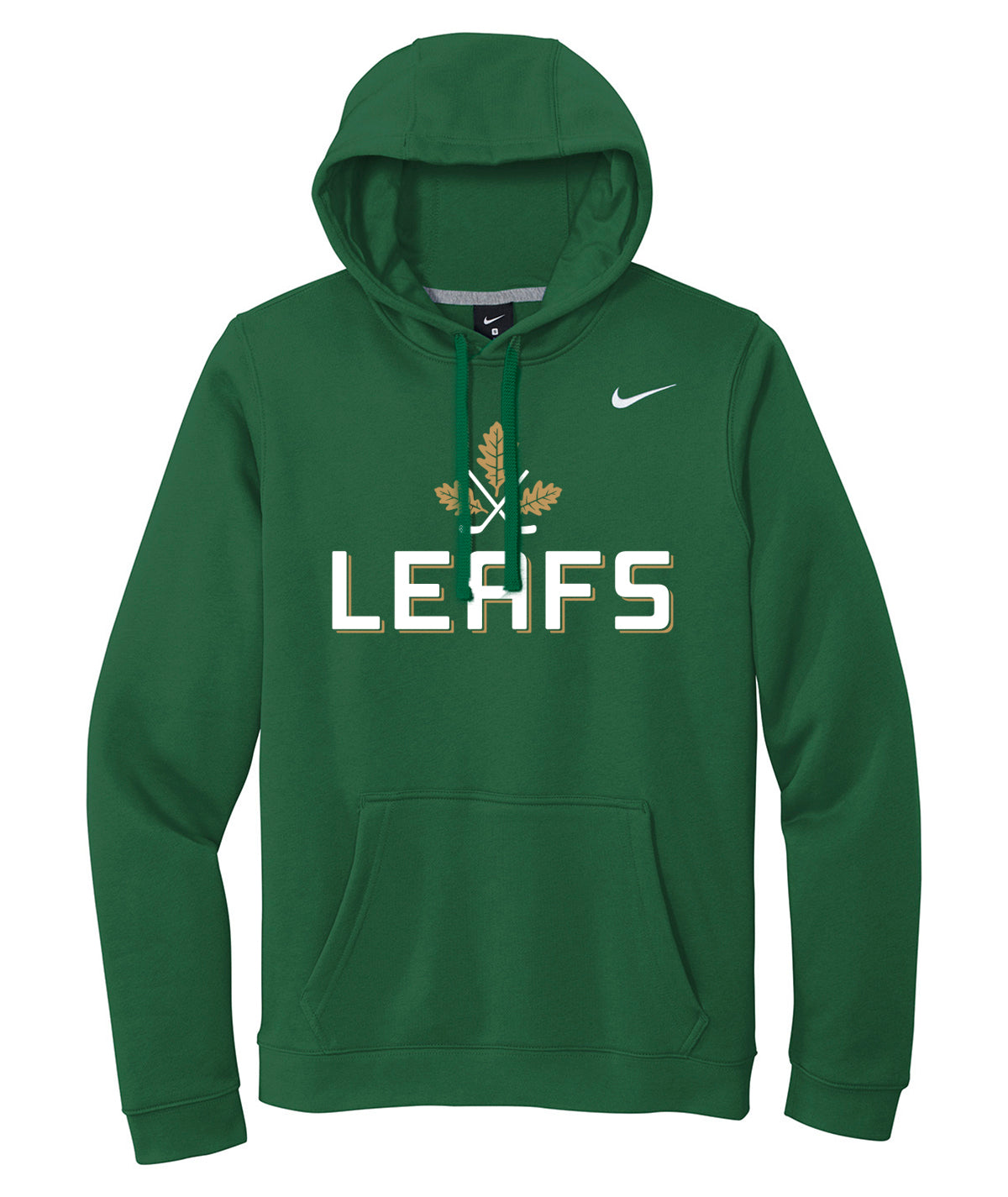 Oak Leafs Customizable Nike Fleece Hoodie