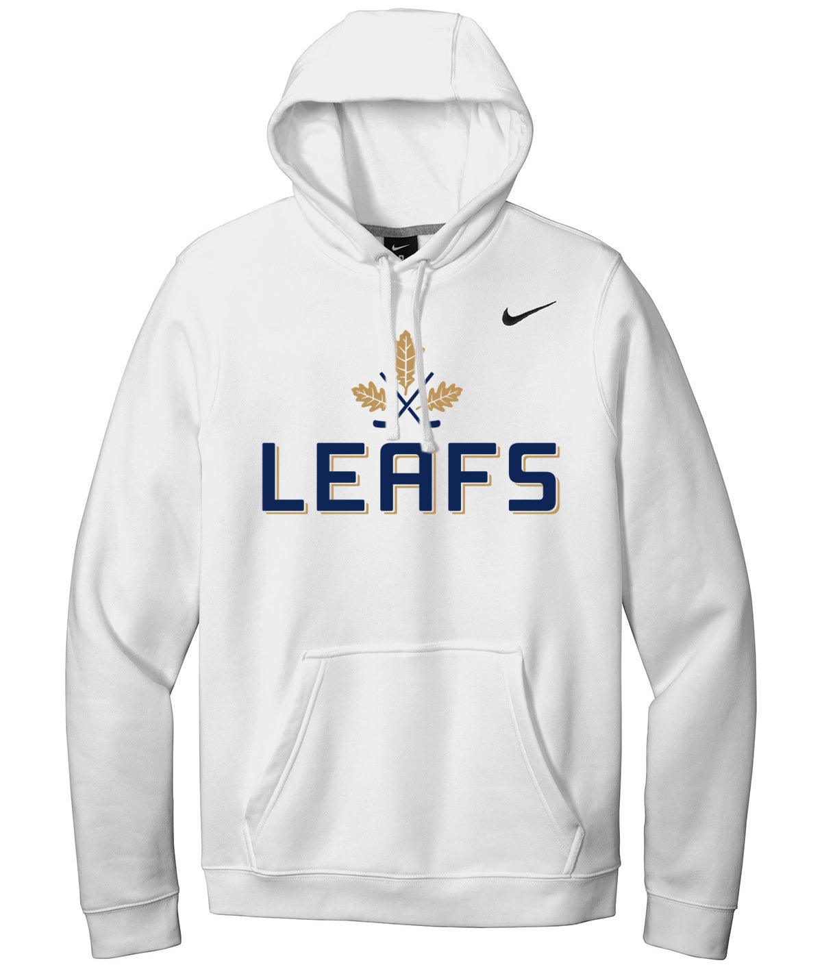 Oak Leafs Customizable Nike Fleece Hoodie