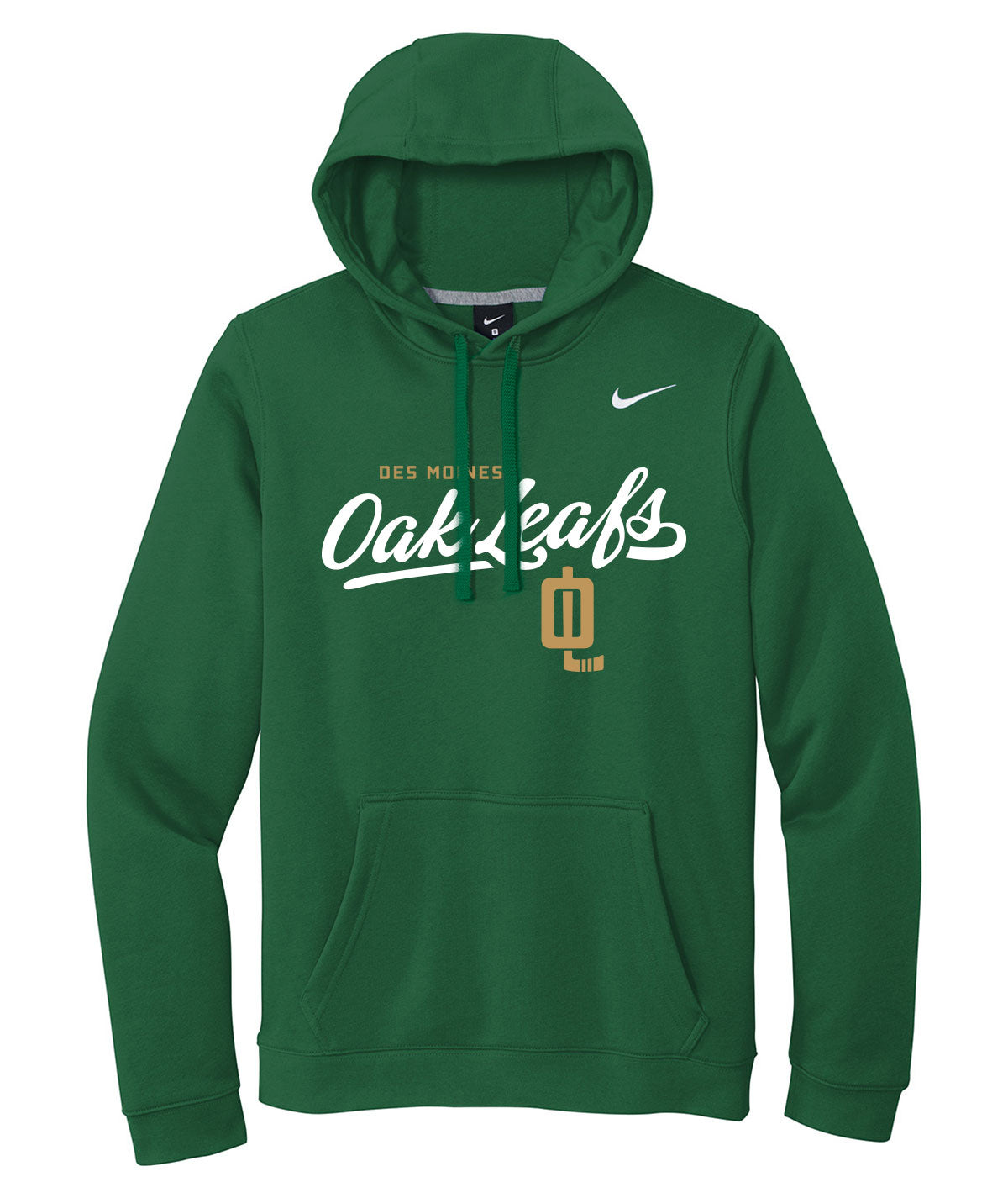 Oak Leafs Customizable Nike Fleece Hoodie