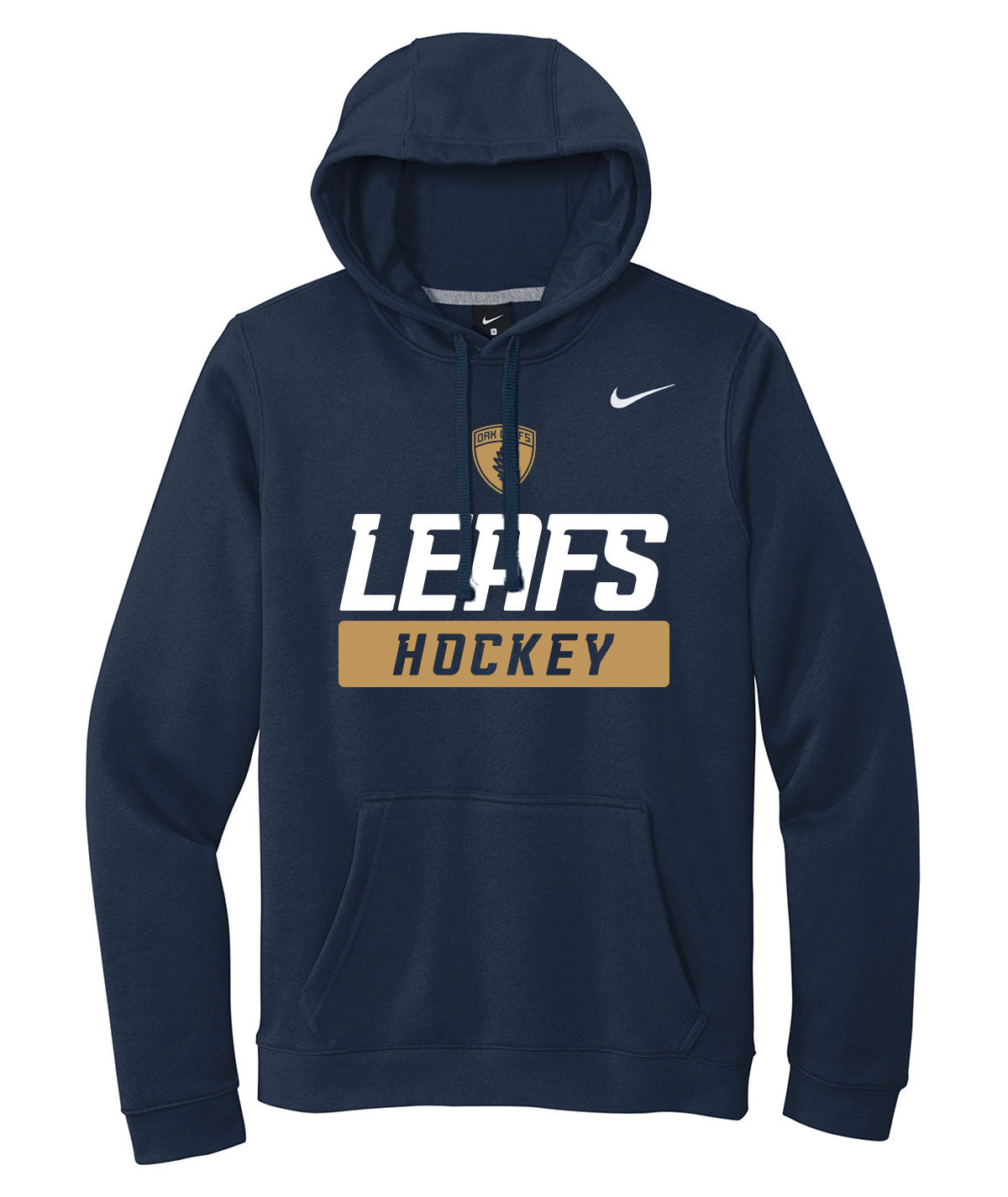 Oak Leafs Customizable Nike Fleece Hoodie