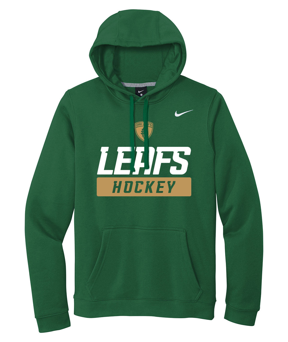 Oak Leafs Customizable Nike Fleece Hoodie