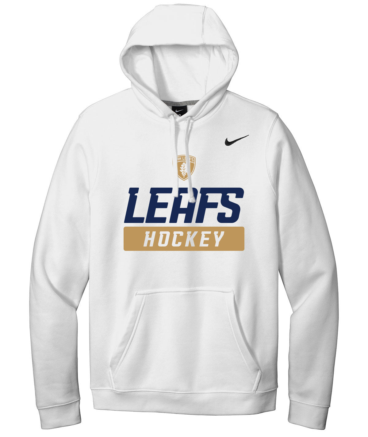 Oak Leafs Customizable Nike Fleece Hoodie