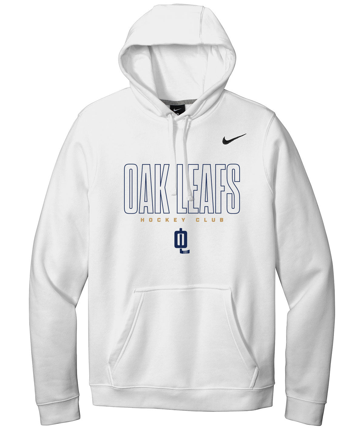Oak Leafs Customizable Nike Fleece Hoodie