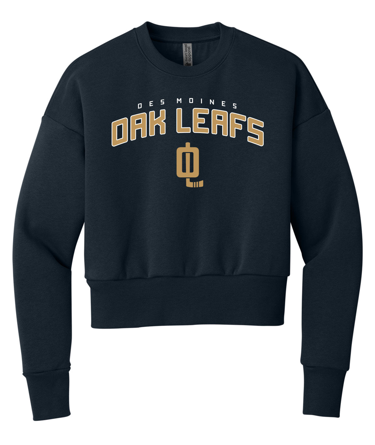 Oak Leafs Womens Customizable Cozy Crewneck