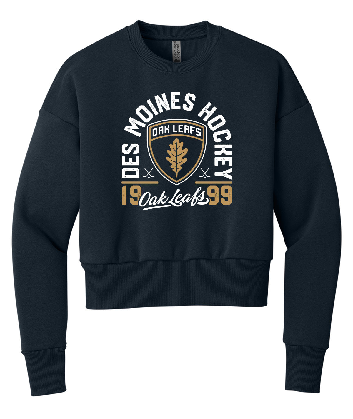 Oak Leafs Womens Customizable Cozy Crewneck