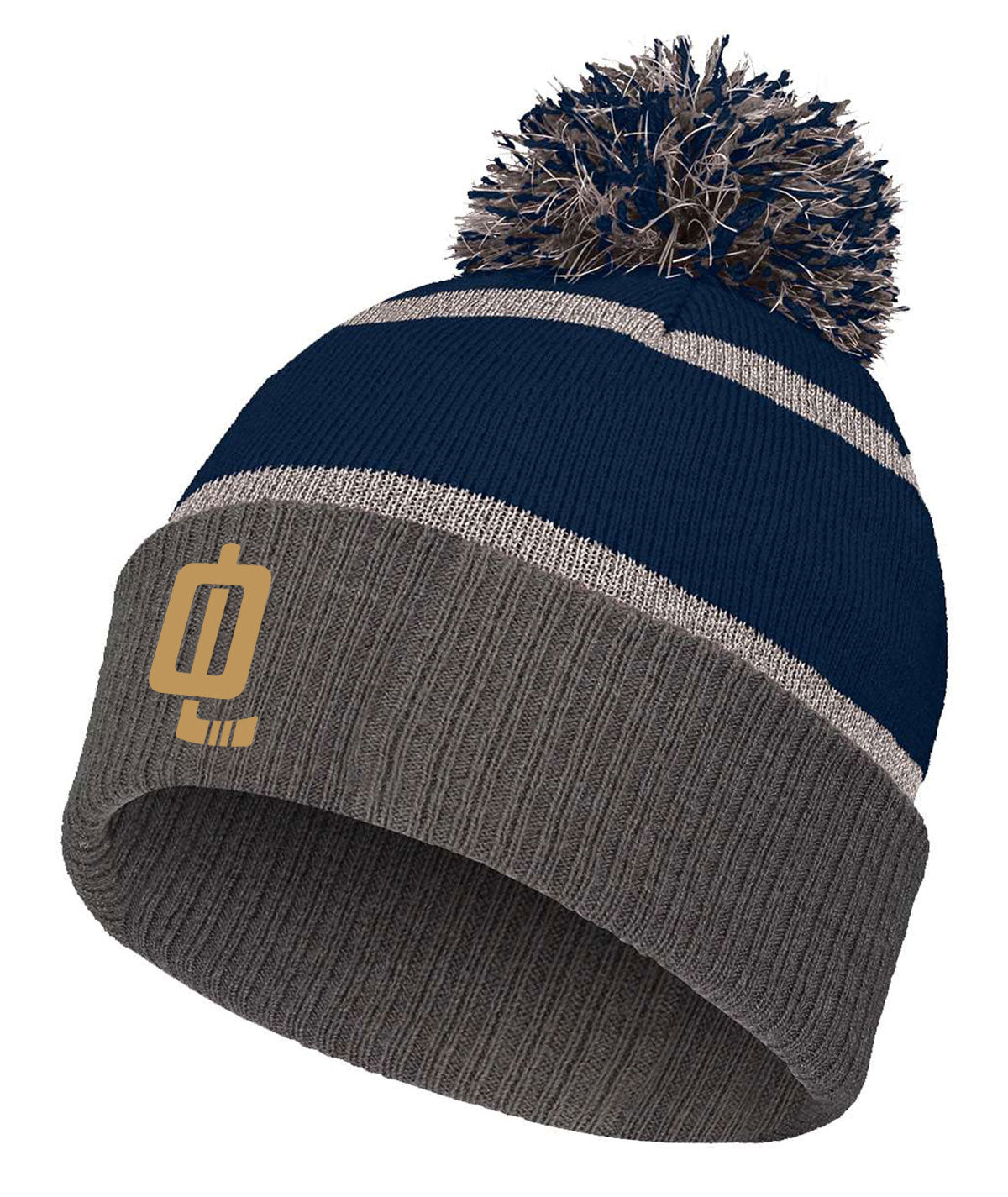 Oak Leafs Reflective Pom Beanie