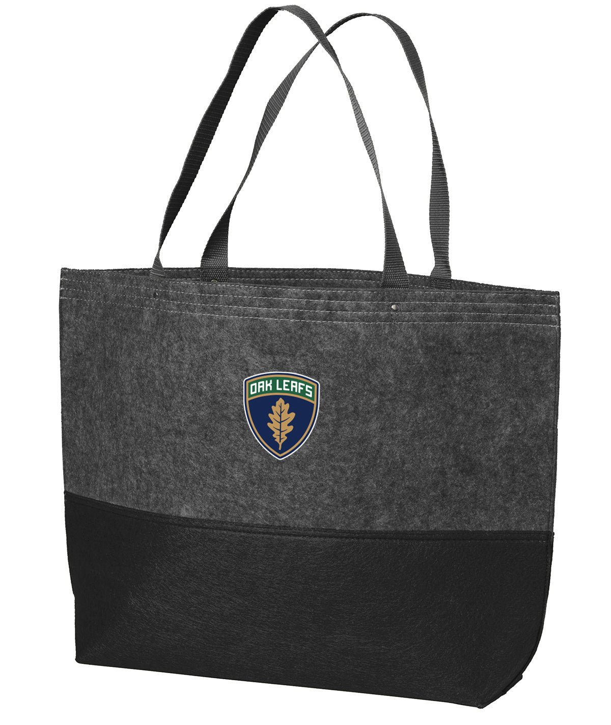 Oak Leafs Large Felt Tote Bag