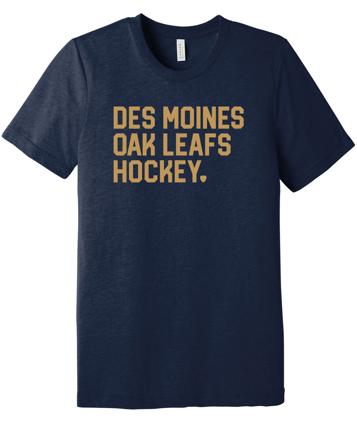 Des Moines Oak Leafs Stacked Premium Tee