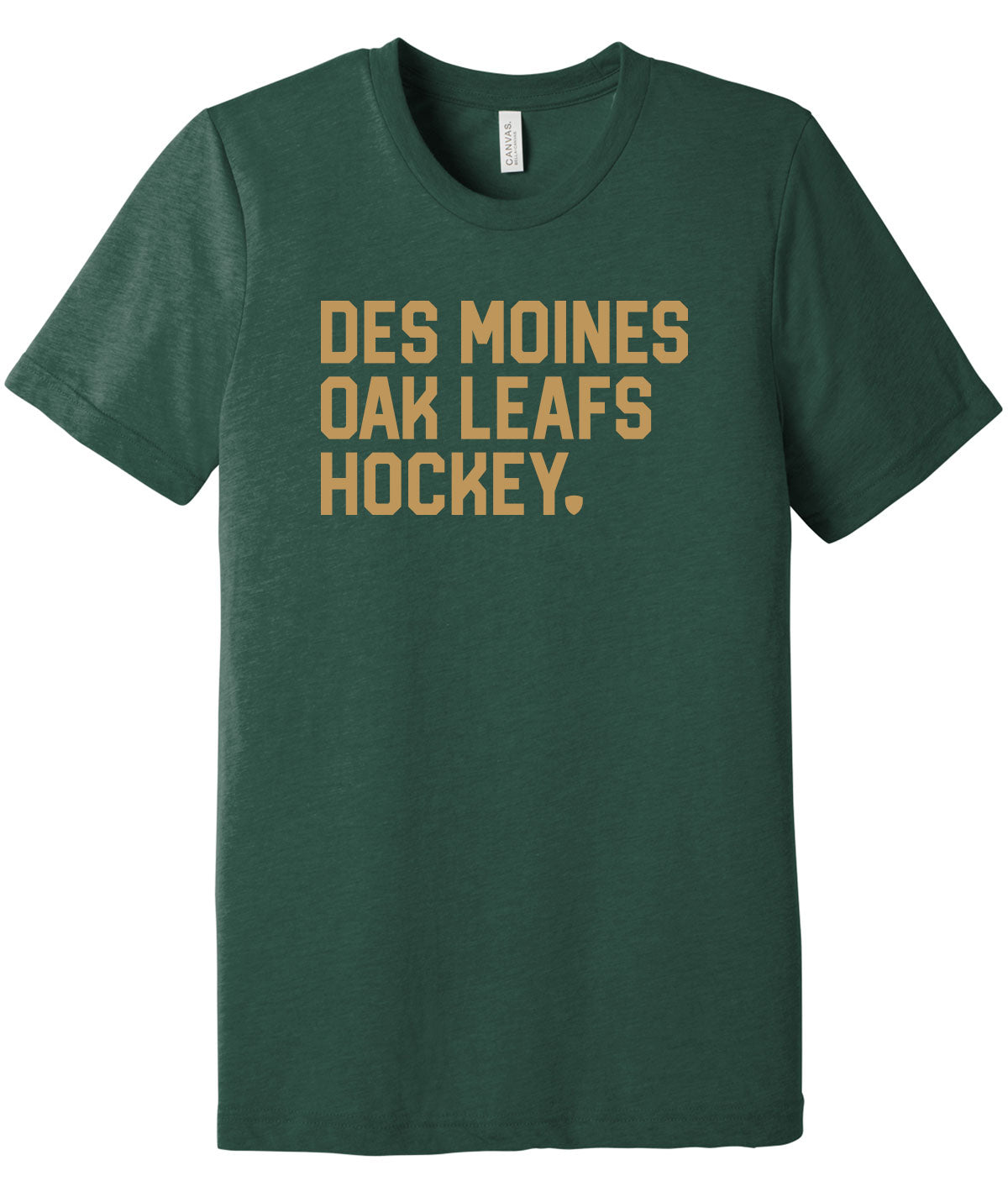 Des Moines Oak Leafs Stacked Premium Tee