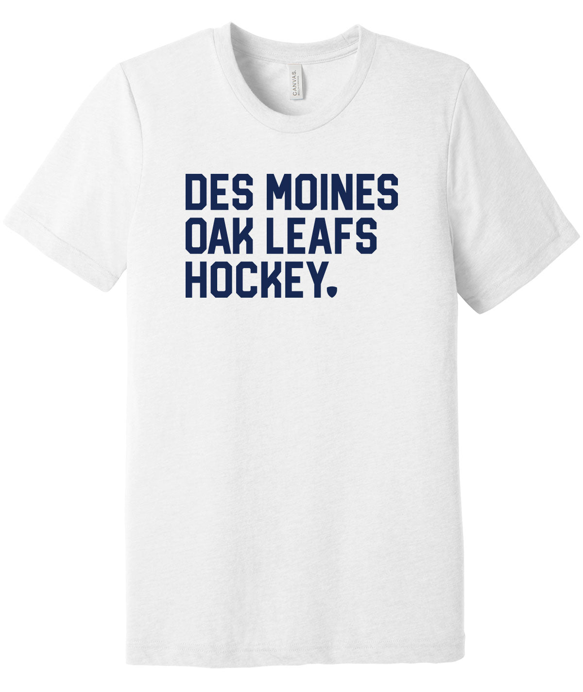 Des Moines Oak Leafs Stacked Premium Tee