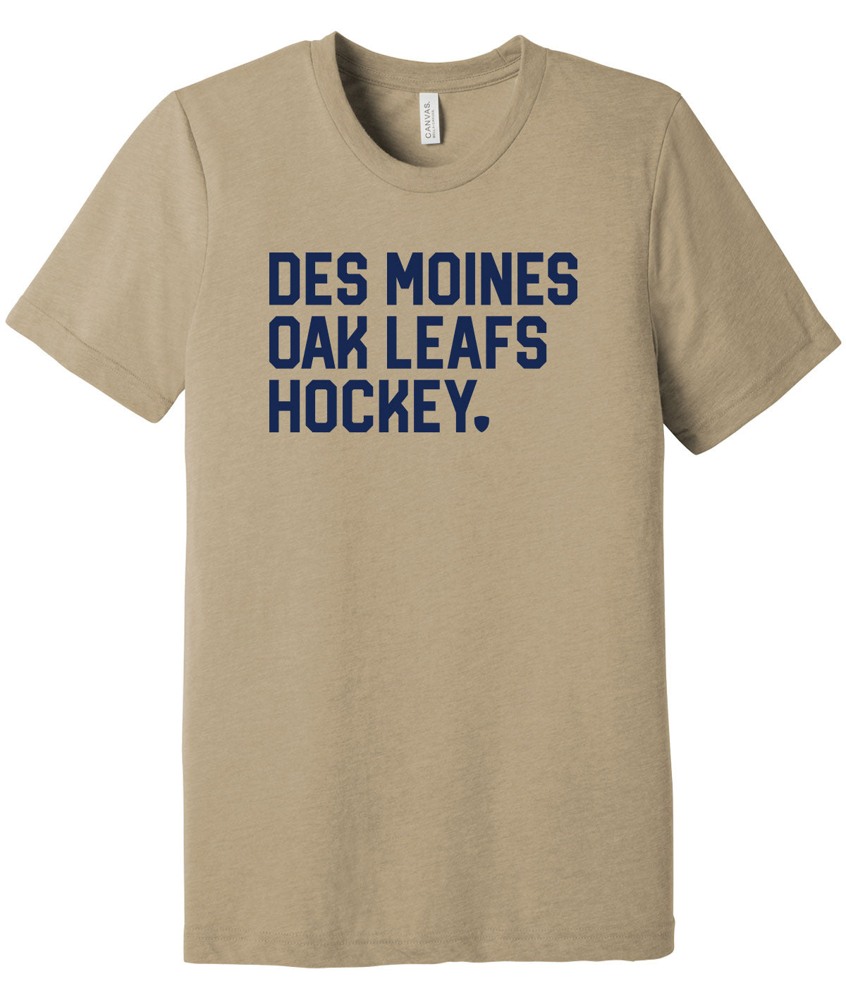 Des Moines Oak Leafs Stacked Premium Tee
