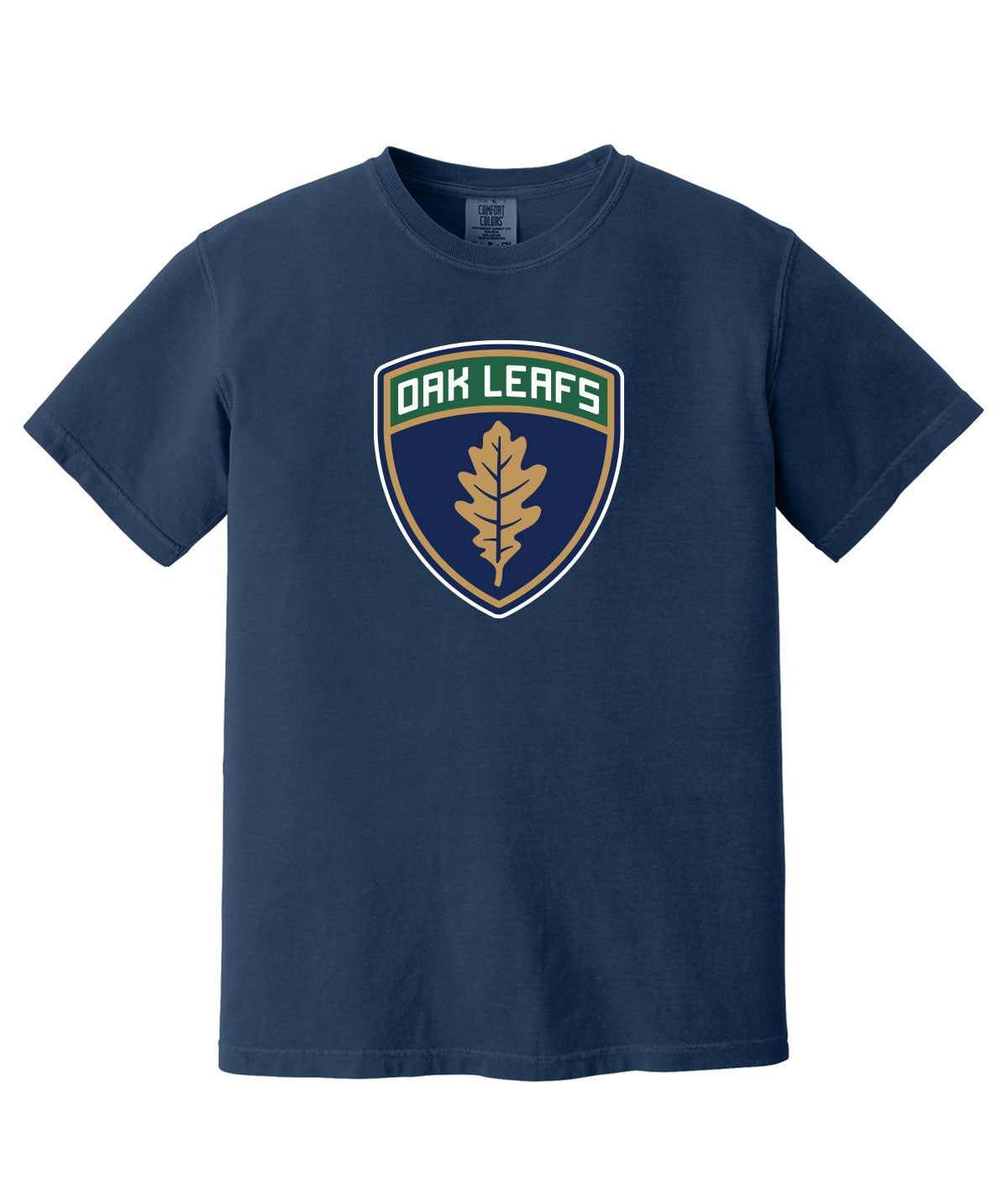 Oak Leafs Hockey Customizable Comfort Colors Tee