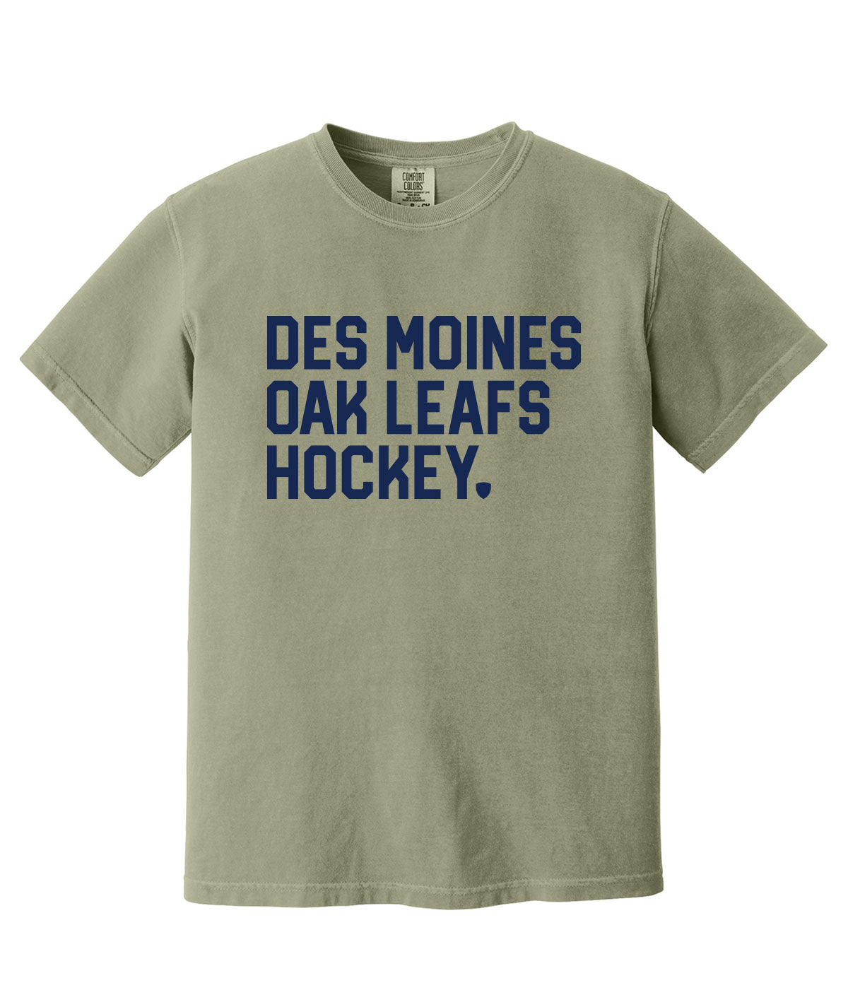 Oak Leafs Hockey Customizable Comfort Colors Tee