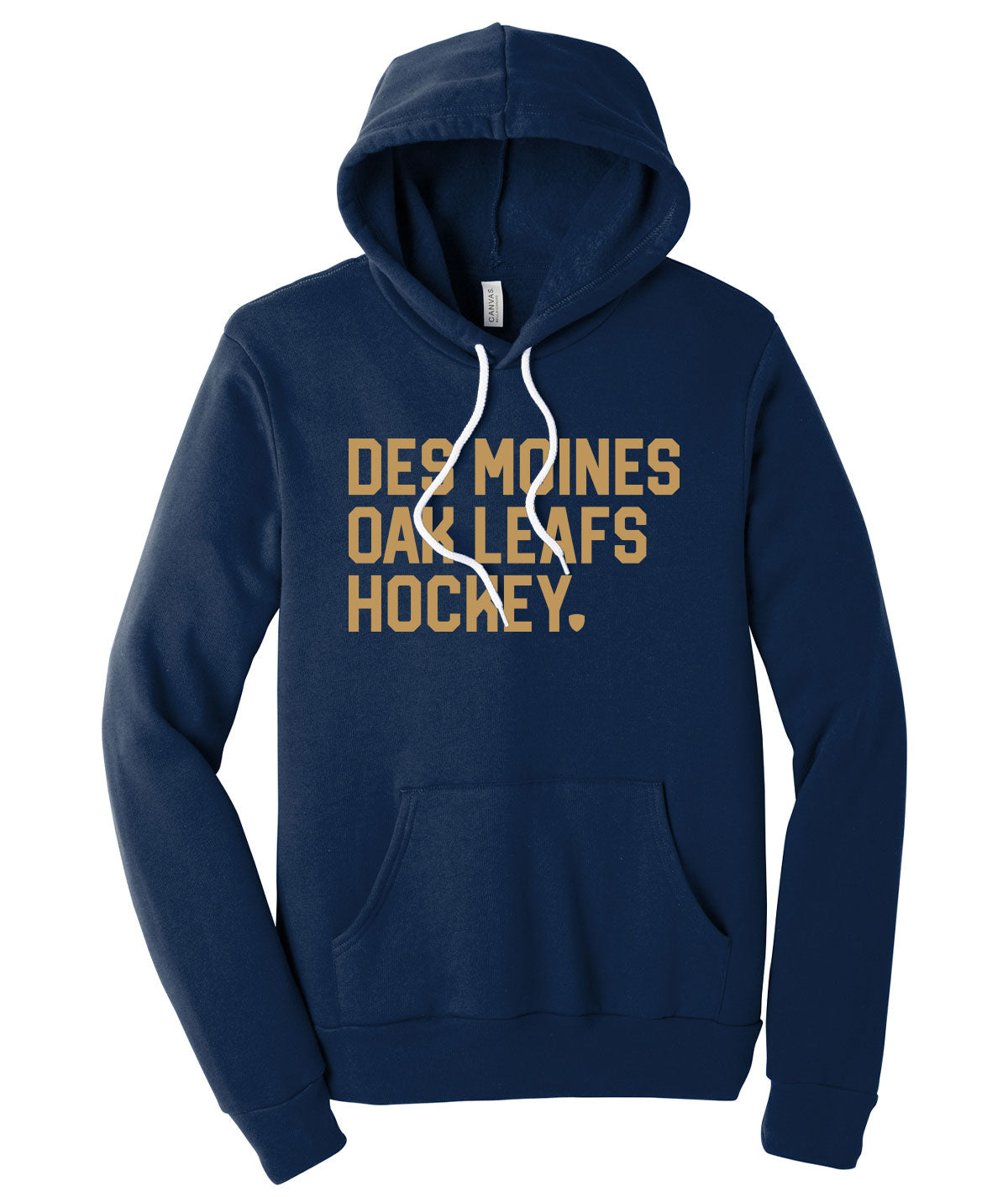 Des Moines Oak Leafs Stacked Softstyle Hoodie