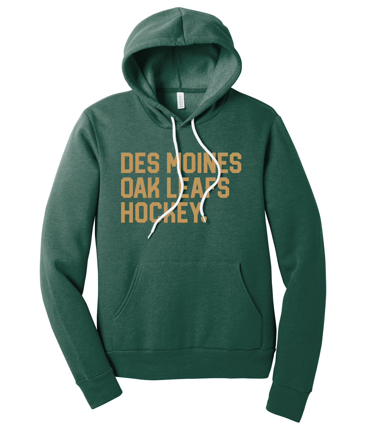Des Moines Oak Leafs Stacked Softstyle Hoodie