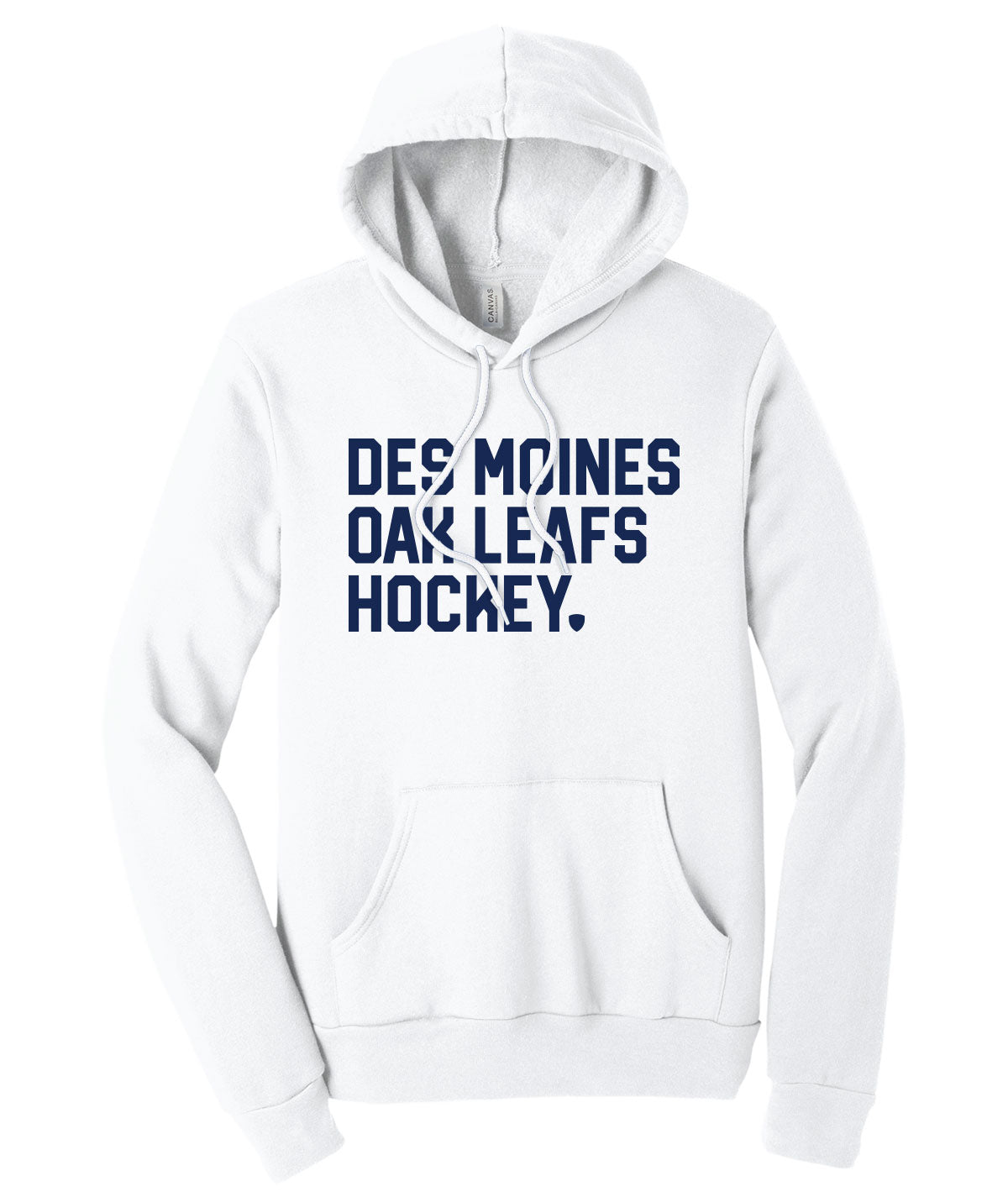 Des Moines Oak Leafs Stacked Softstyle Hoodie