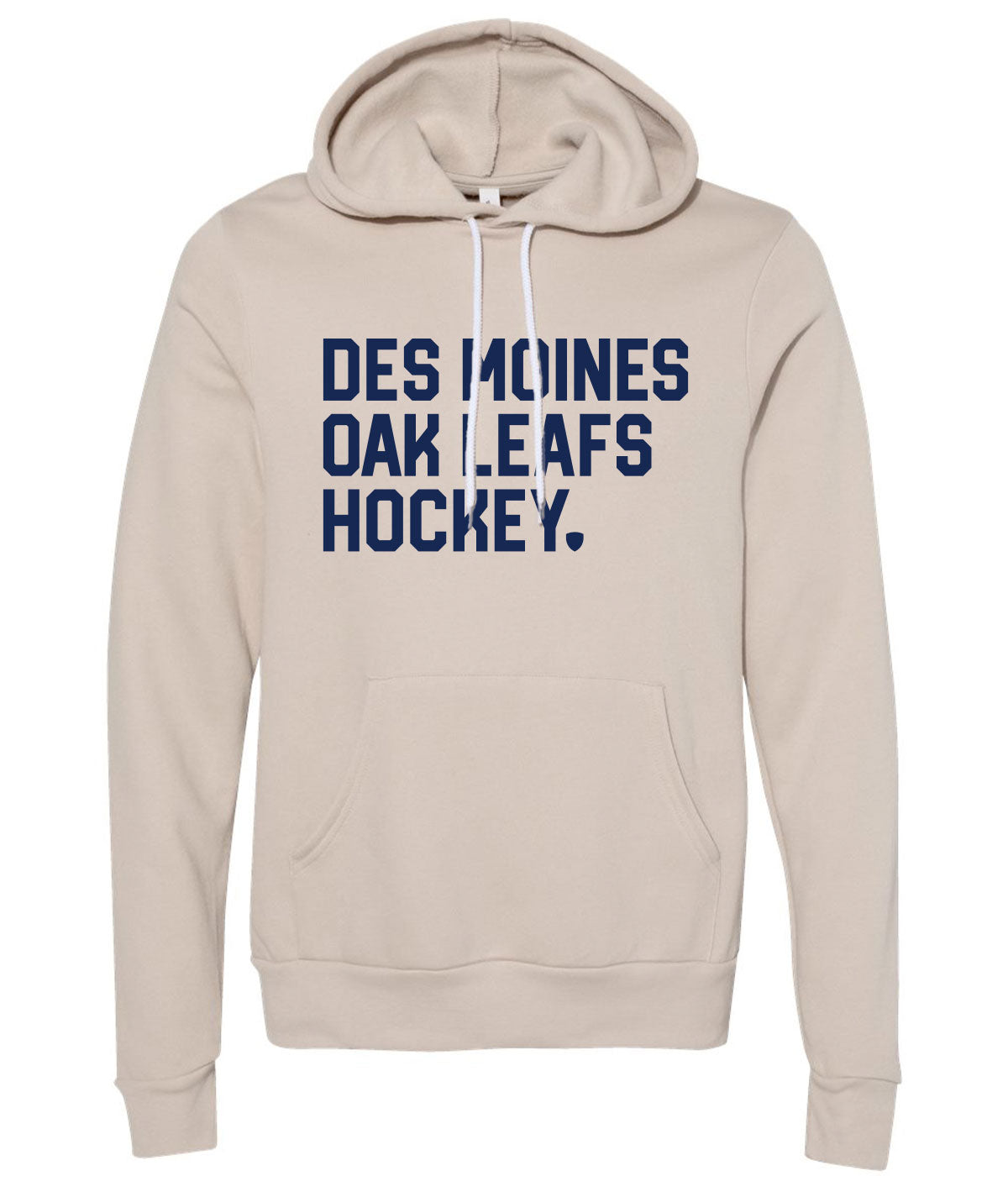 Des Moines Oak Leafs Stacked Softstyle Hoodie