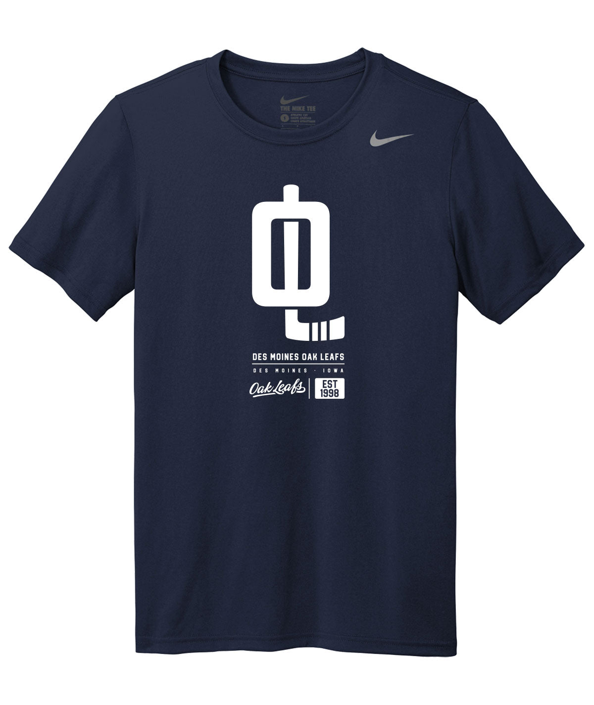 Des Moines Oak Leafs Nike Legend Tee