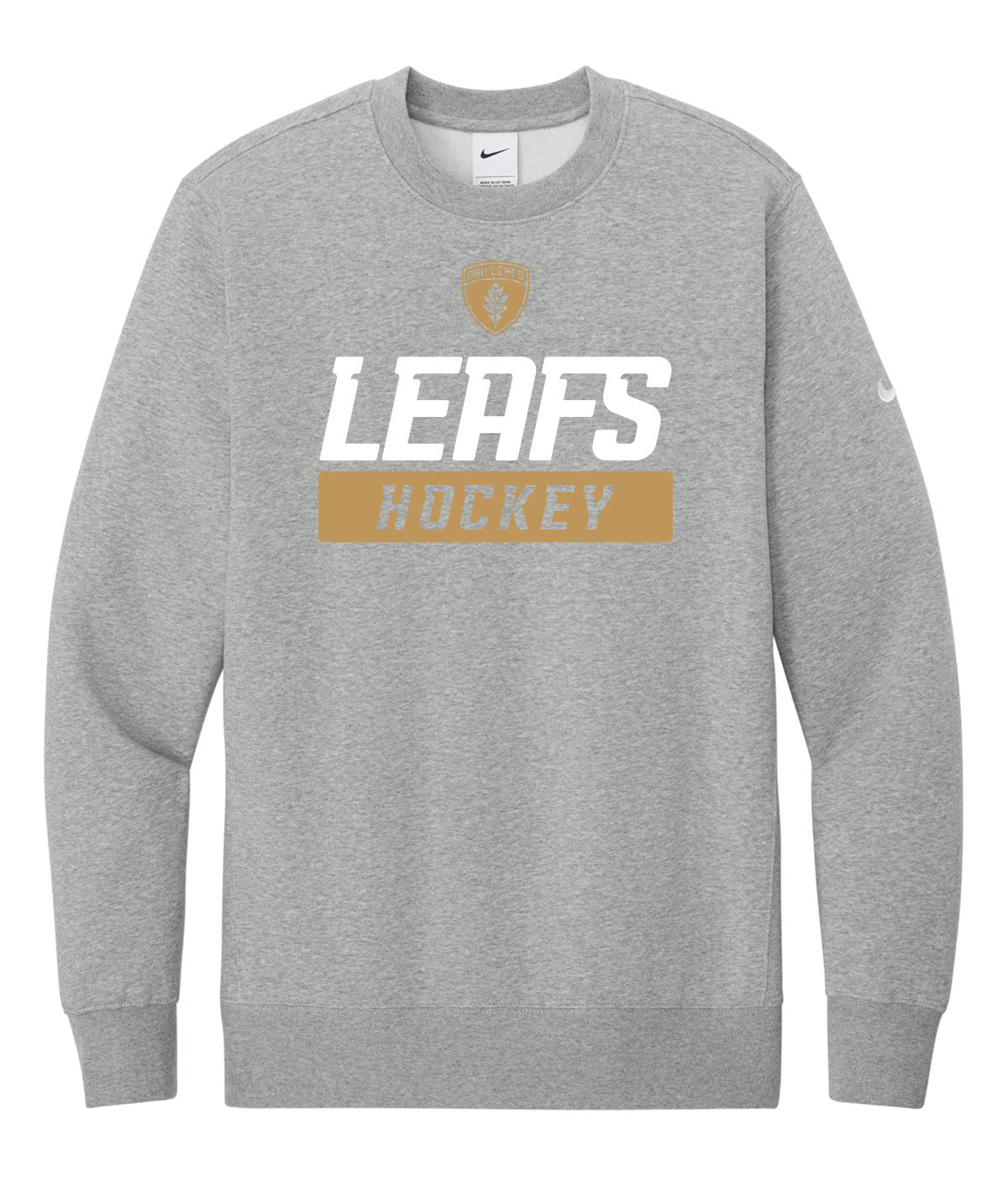 Oak Leafs Customizable Nike Crewneck Fleece