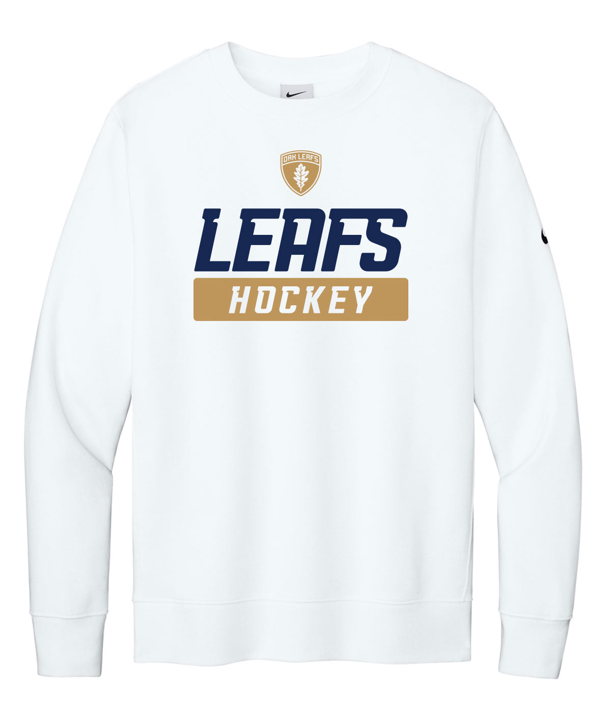 Oak Leafs Customizable Nike Crewneck Fleece