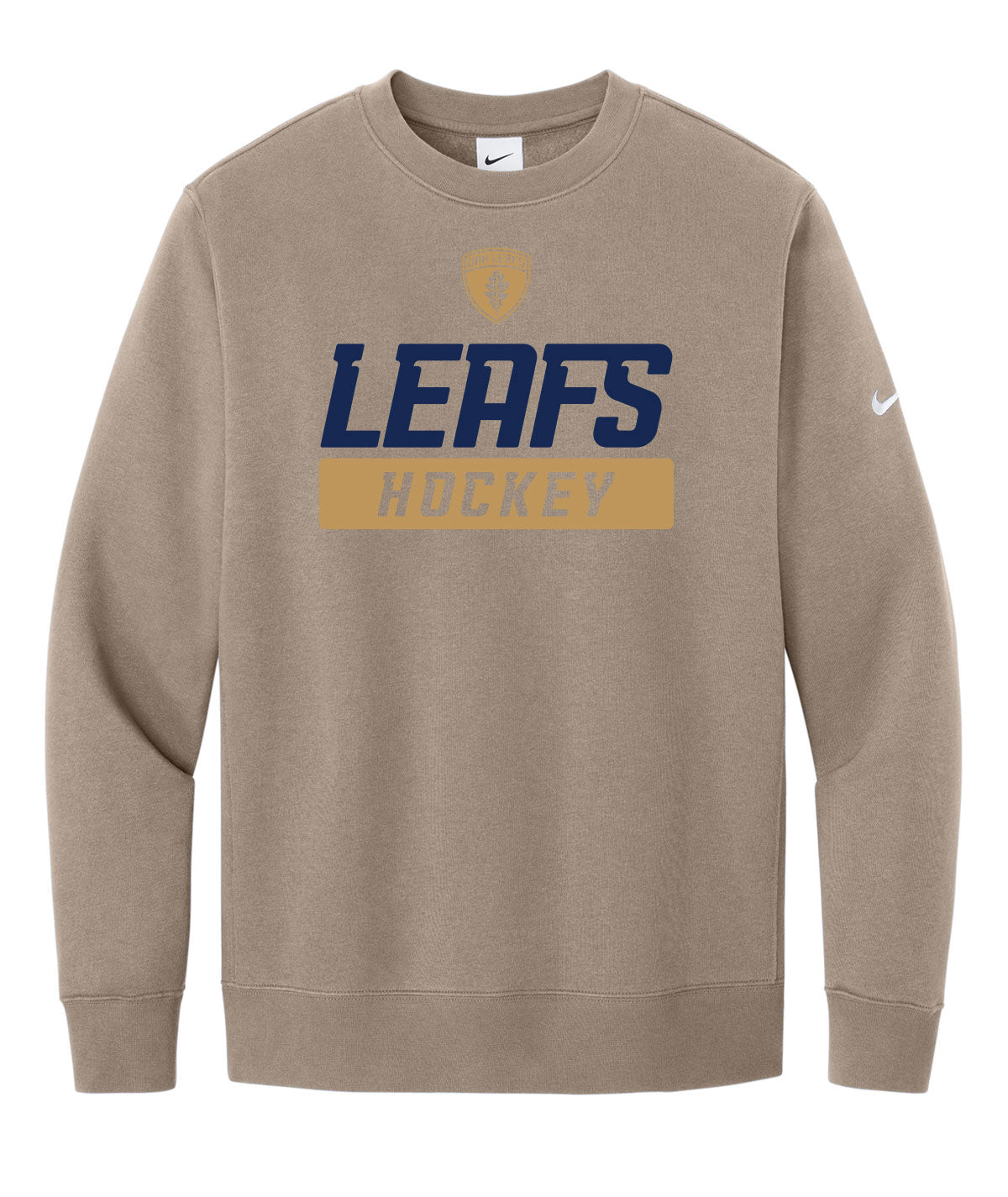 Oak Leafs Customizable Nike Crewneck Fleece