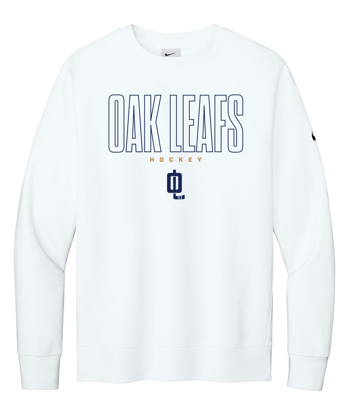 Oak Leafs Customizable Nike Crewneck Fleece