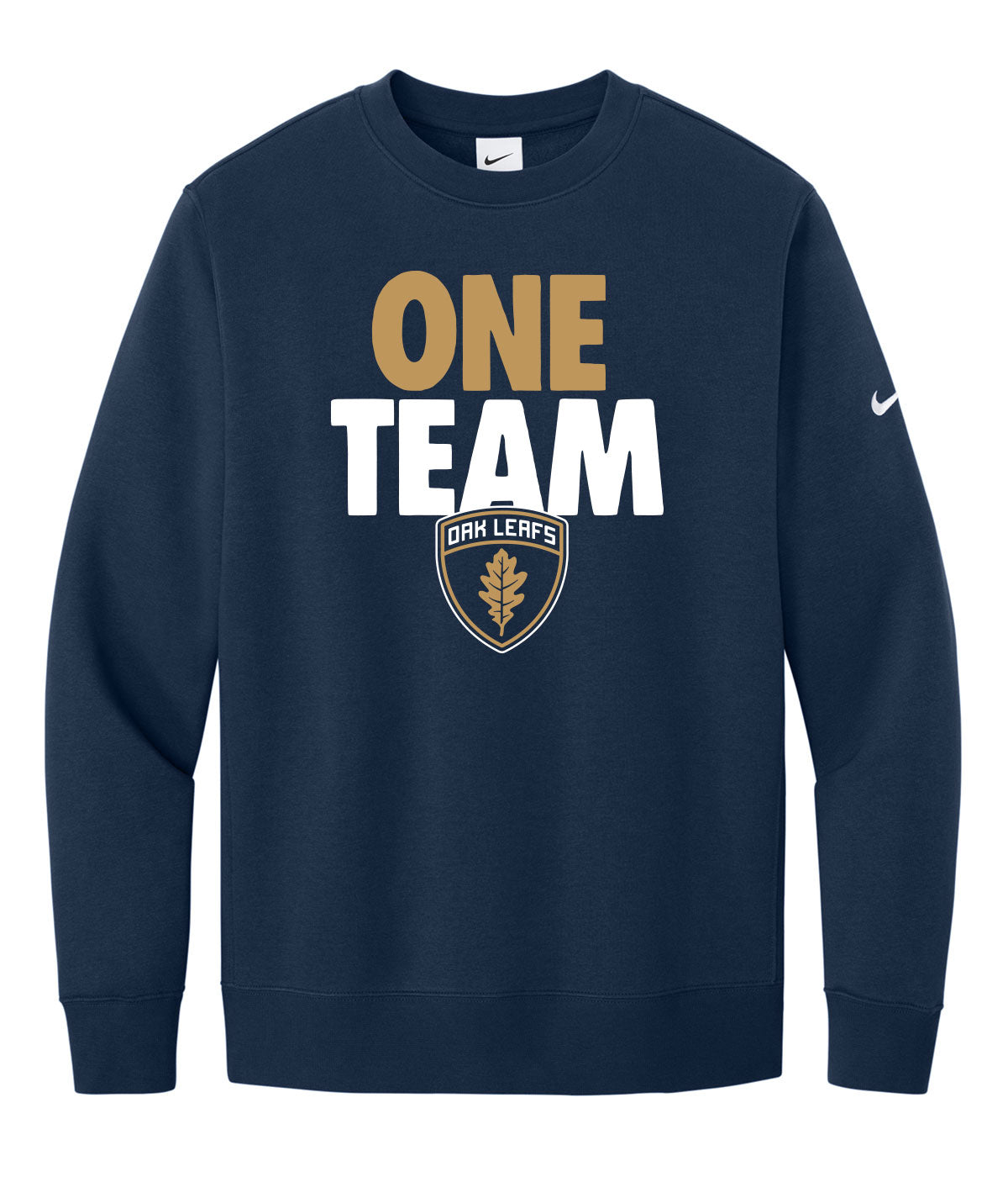 Oak Leafs Customizable Nike Crewneck Fleece