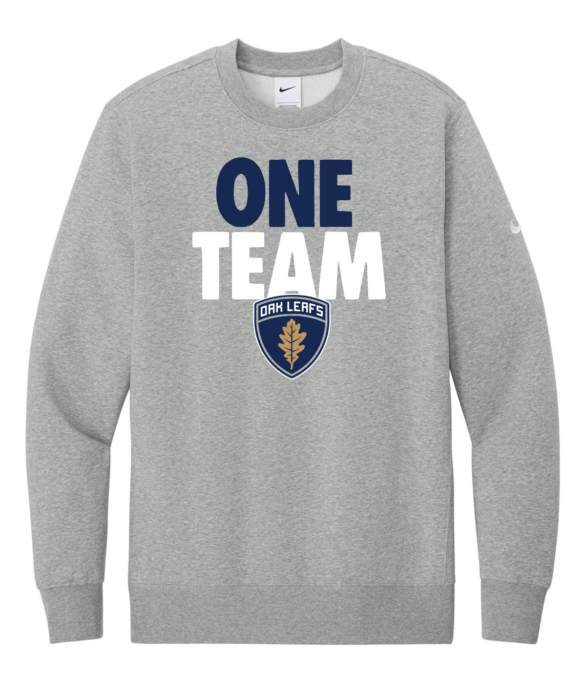Oak Leafs Customizable Nike Crewneck Fleece