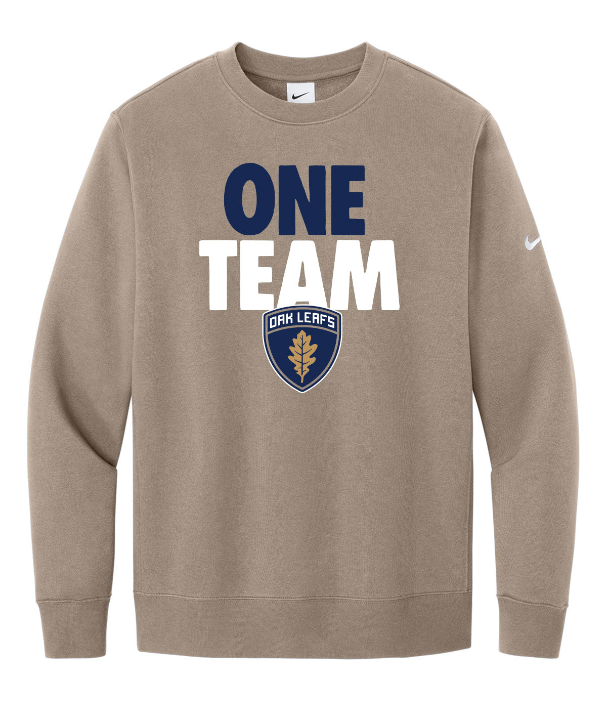 Oak Leafs Customizable Nike Crewneck Fleece