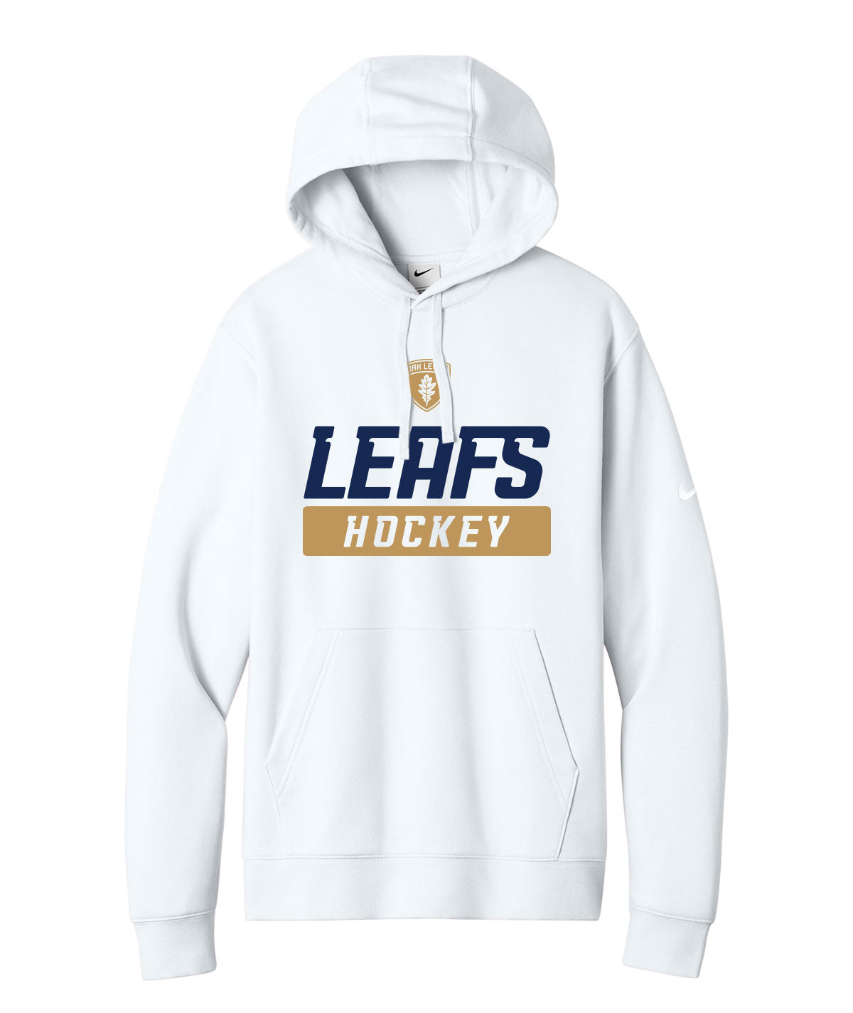 Oak Leafs Customizable Nike Fleece Hoodie