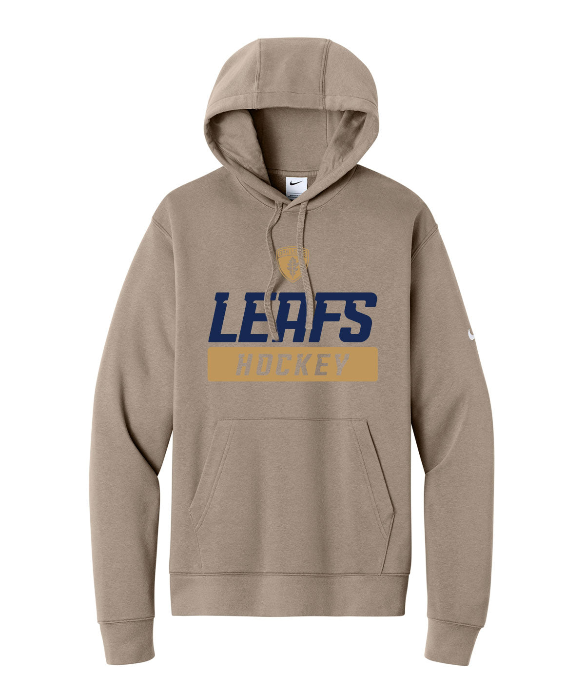 Oak Leafs Customizable Nike Fleece Hoodie