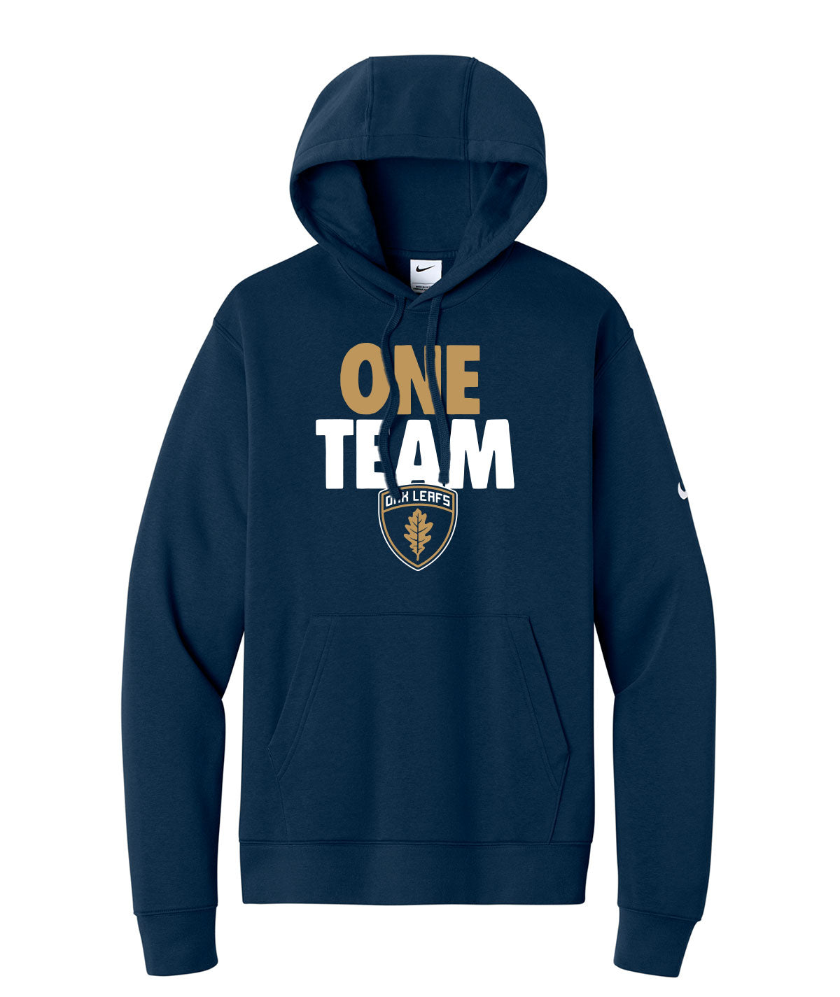 Oak Leafs Customizable Nike Fleece Hoodie