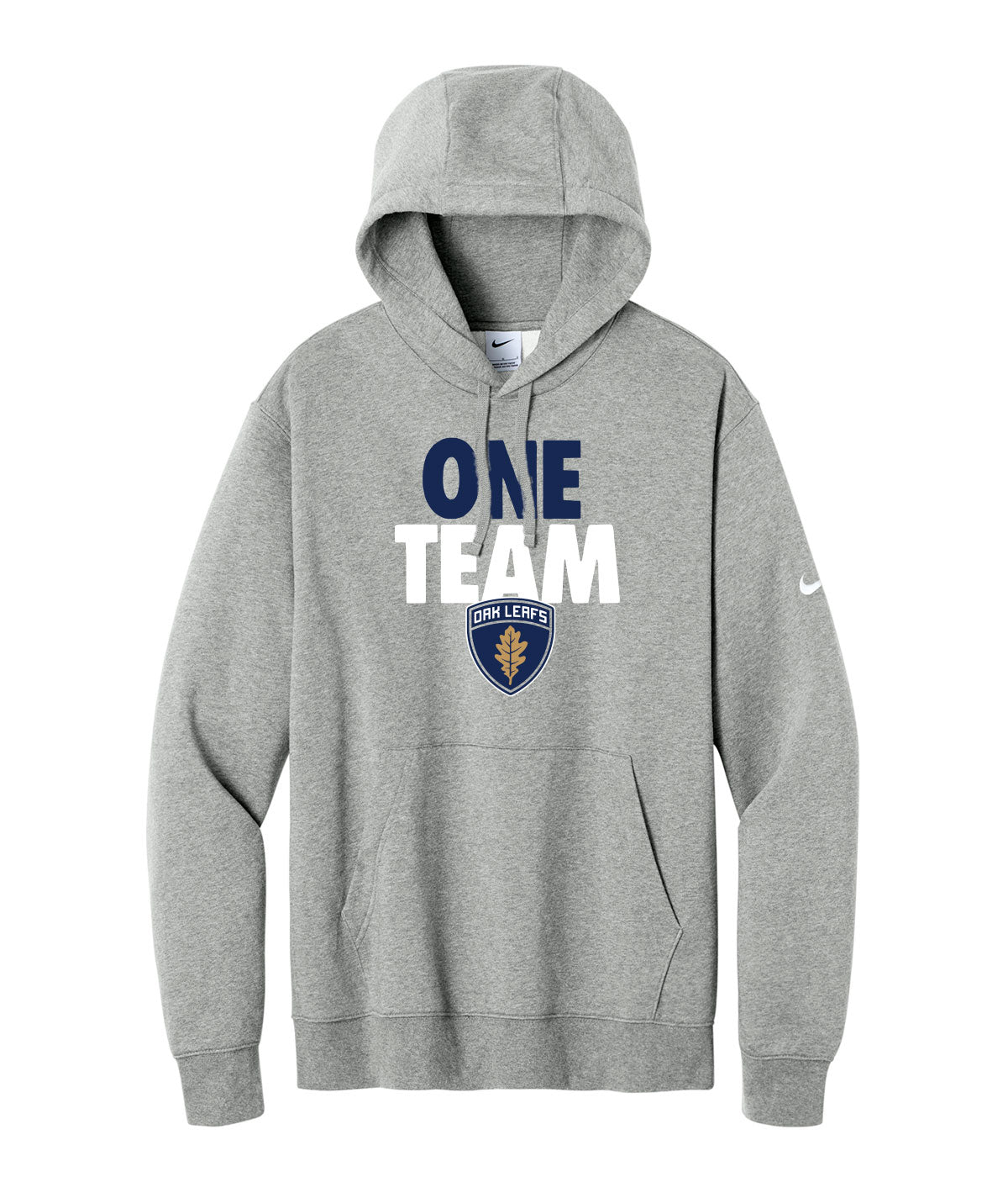 Oak Leafs Customizable Nike Fleece Hoodie