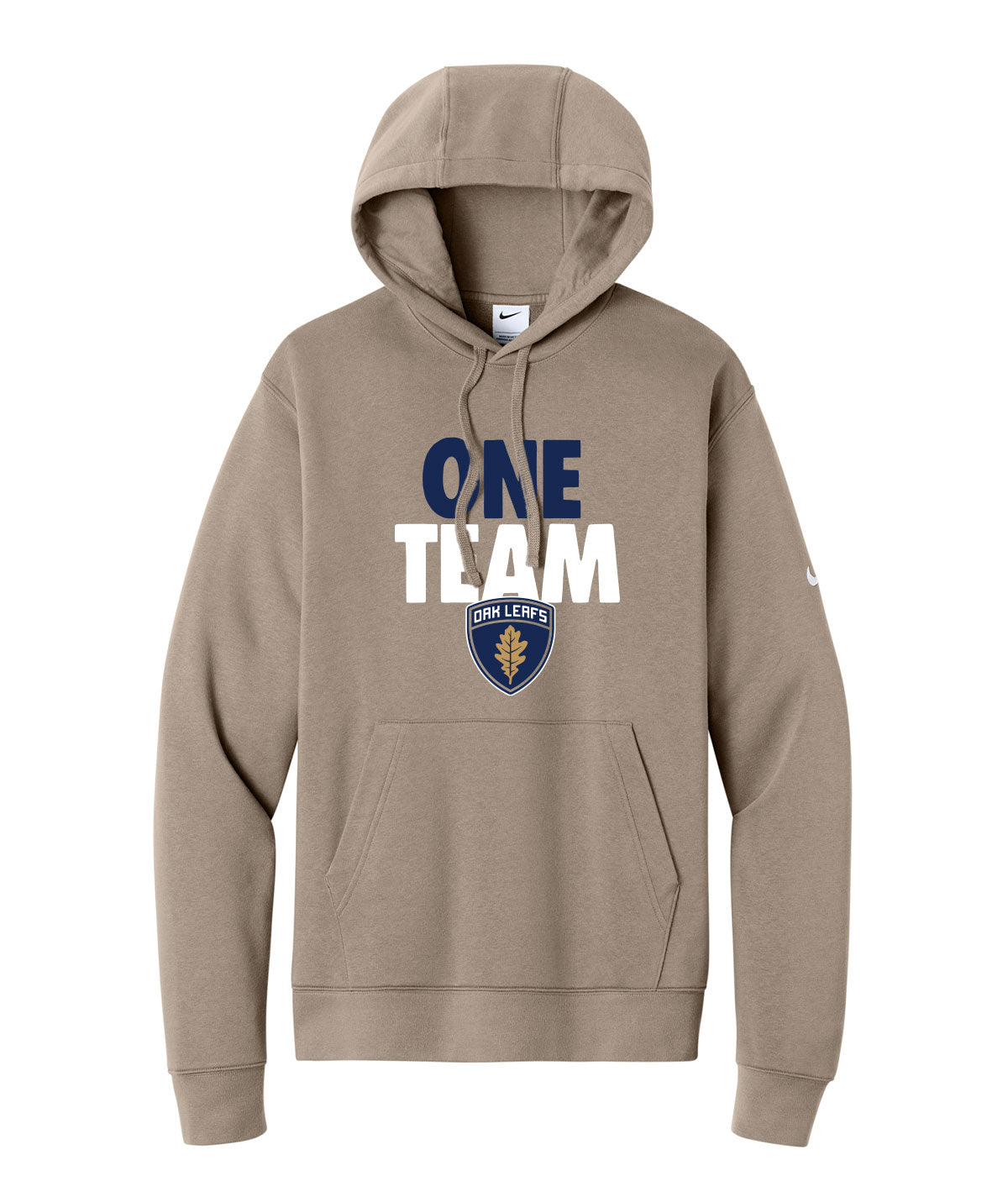 Oak Leafs Customizable Nike Fleece Hoodie