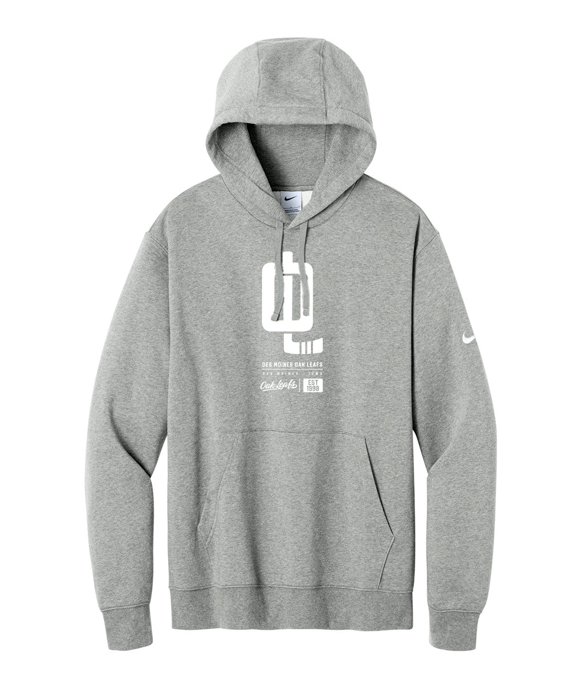 Oak Leafs Customizable Nike Fleece Hoodie