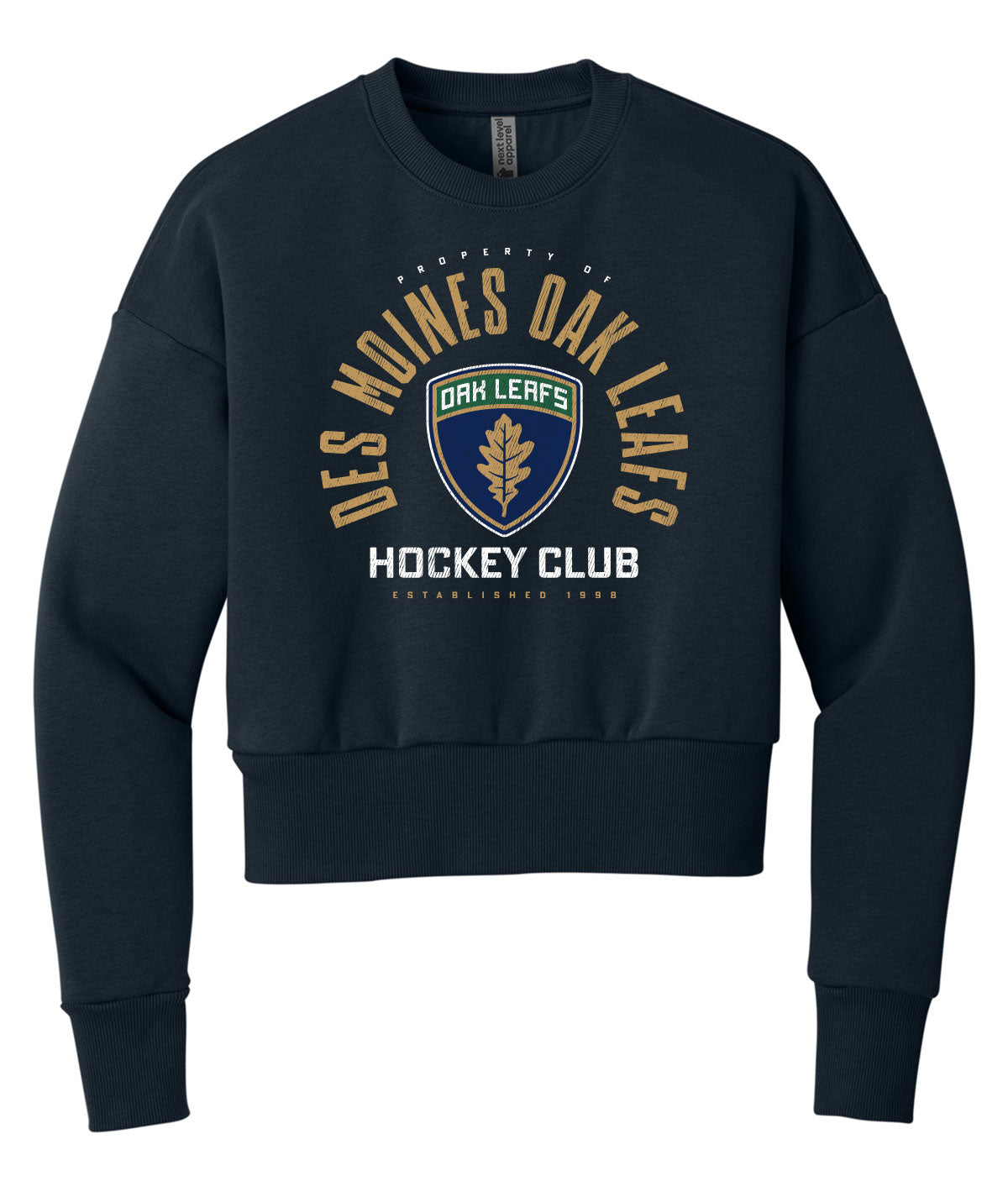 Oak Leafs Womens Customizable Cozy Crewneck