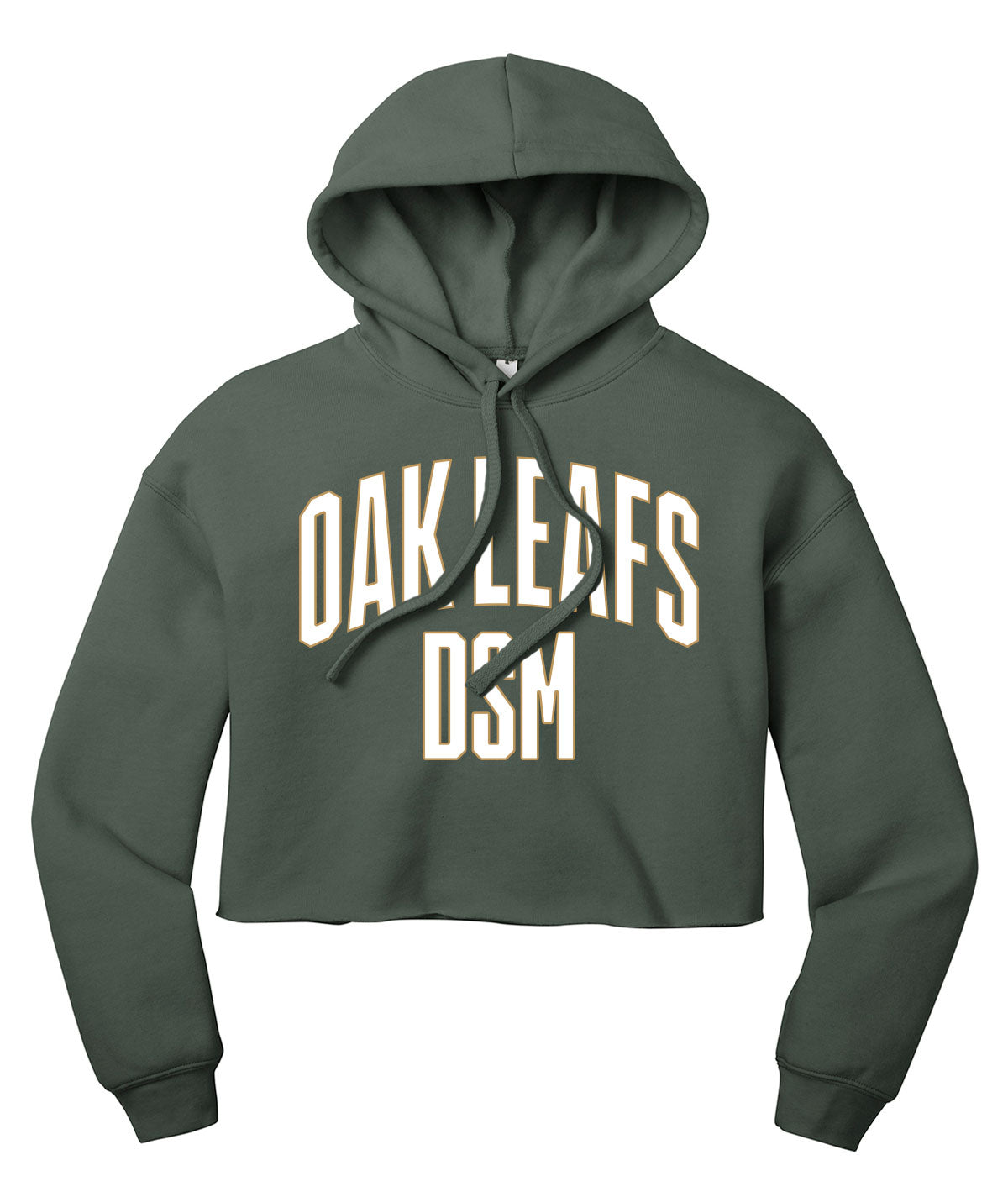 Oak Leafs DSM Women's Cropped Fleece Hoodie