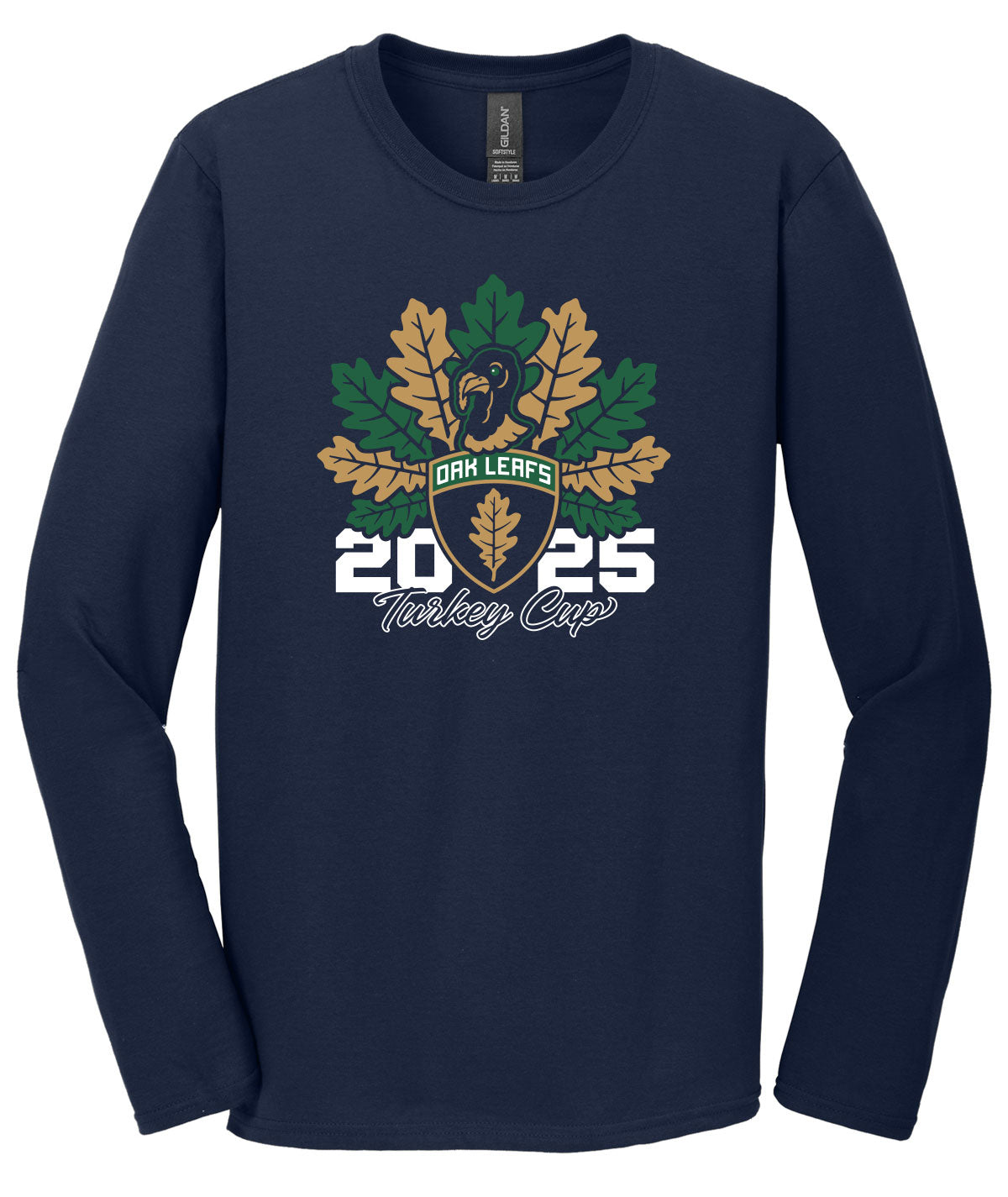 Des Moines Oak Leafs - 2025 Turkey Cup Softstyle Long Sleeve Tee