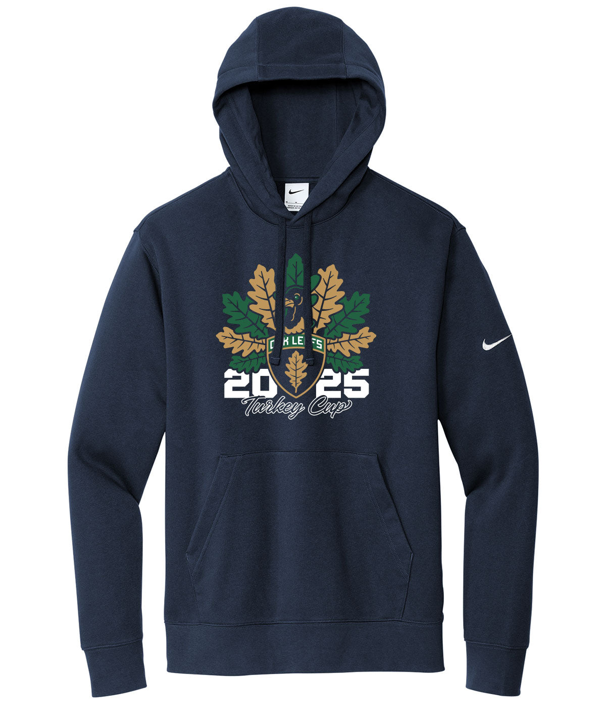 Des Moines Oak Leafs - 2025 Turkey Cup Nike Fleece Hoodie