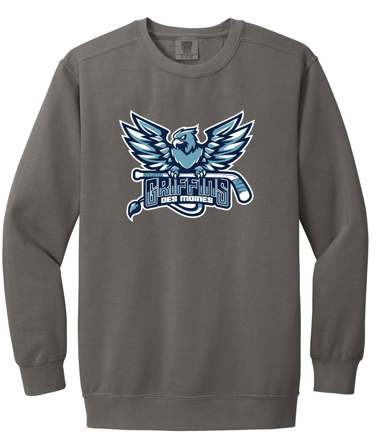 Des Moines Griffins Comfort Colors Crewneck Sweatshirt