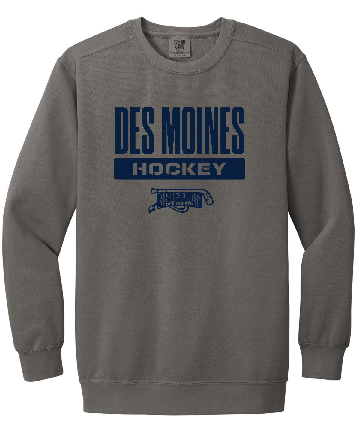 Des Moines Griffins Comfort Colors Crewneck Sweatshirt