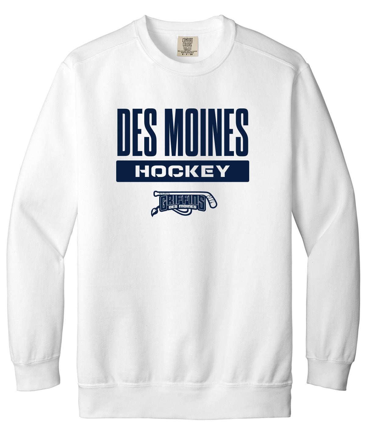 Des Moines Griffins Comfort Colors Crewneck Sweatshirt