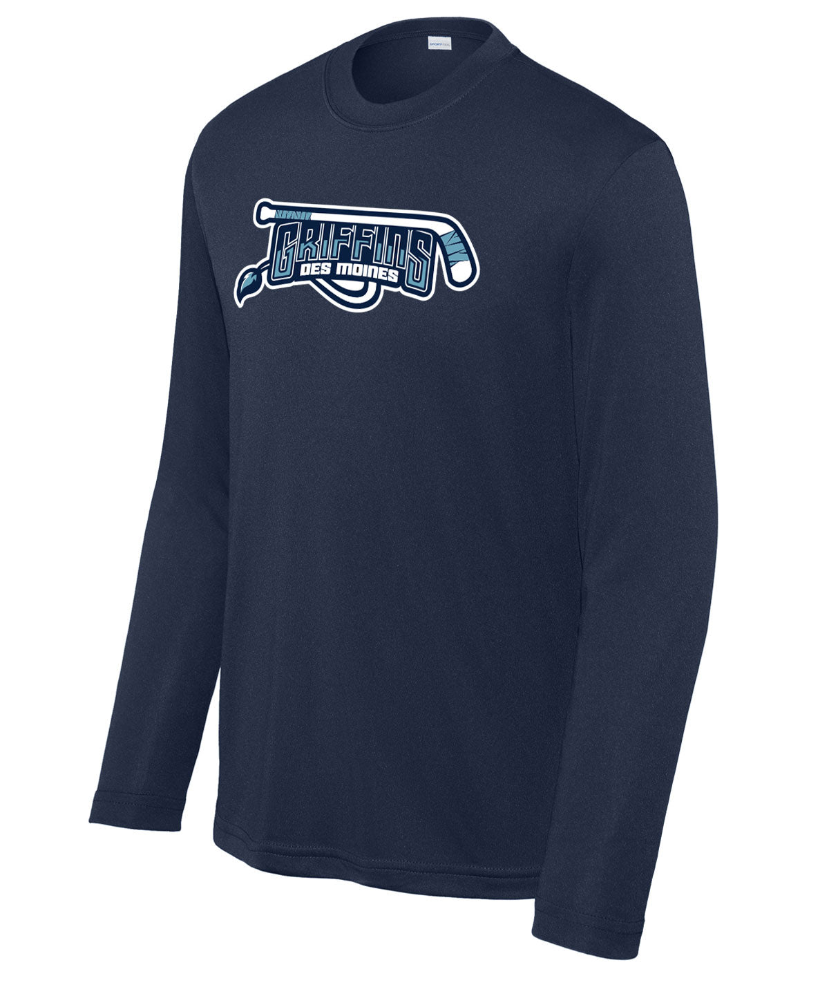 Des Moines Griffins Youth Long-Sleeve Performance Tee