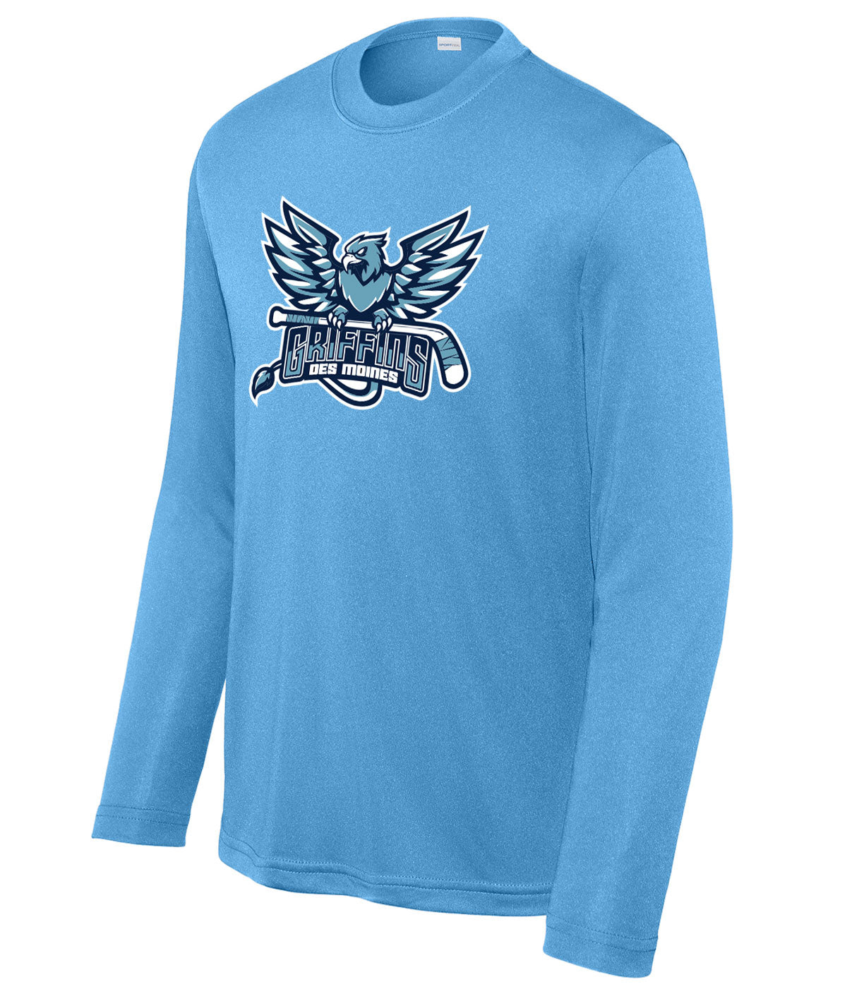 Des Moines Griffins Youth Long-Sleeve Performance Tee